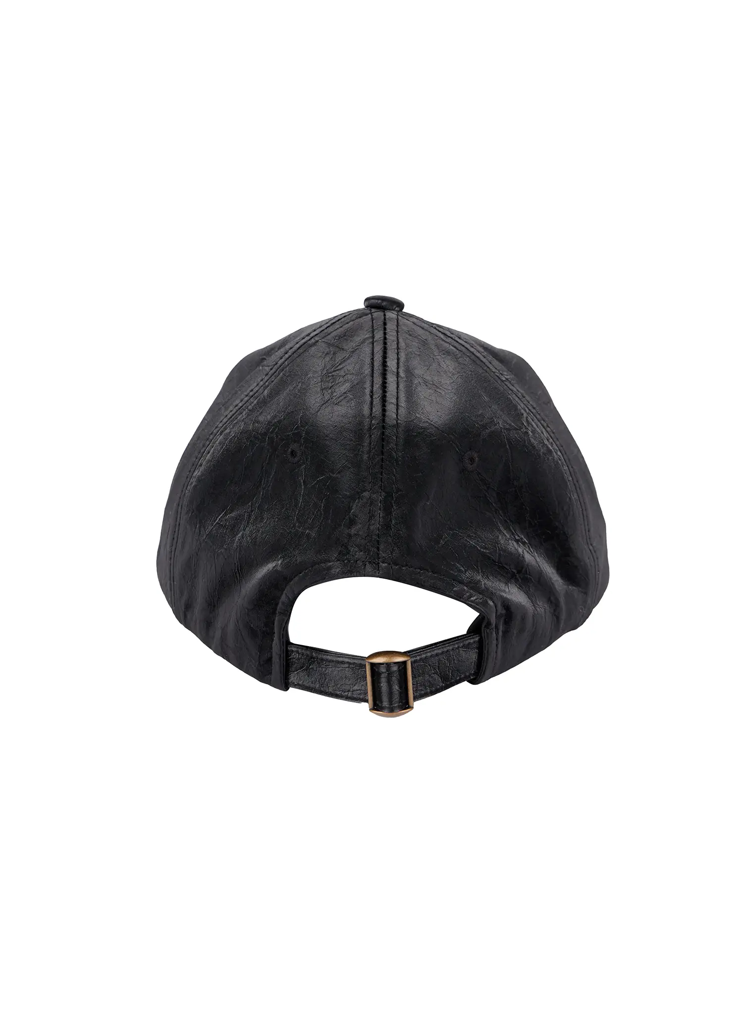 Crackle Faux Leather Youth Cap ID524 - Image 10
