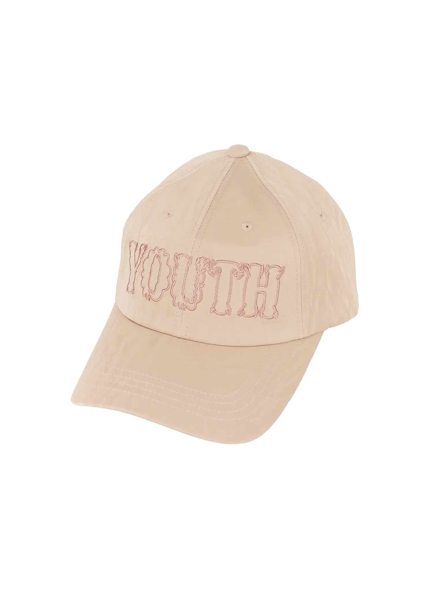 Crackle Faux Leather Youth Cap ID524 - Image 12