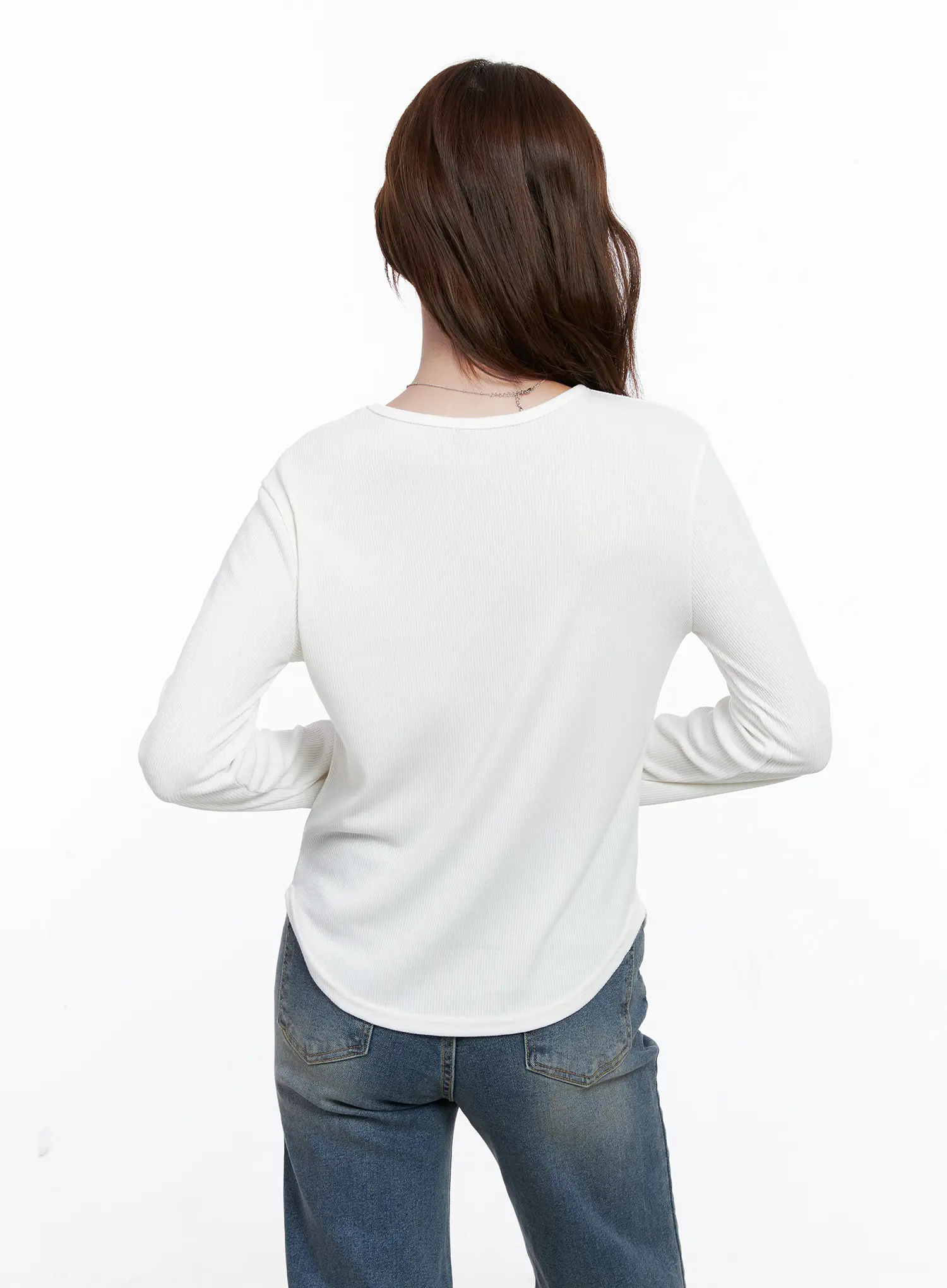 Crew Neck Long Sleeve Top CG520 - Image 7