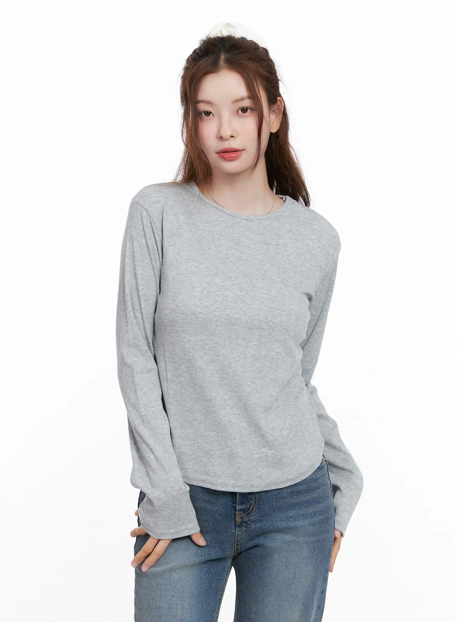 Crew Neck Long Sleeve Top CG520 - Image 8