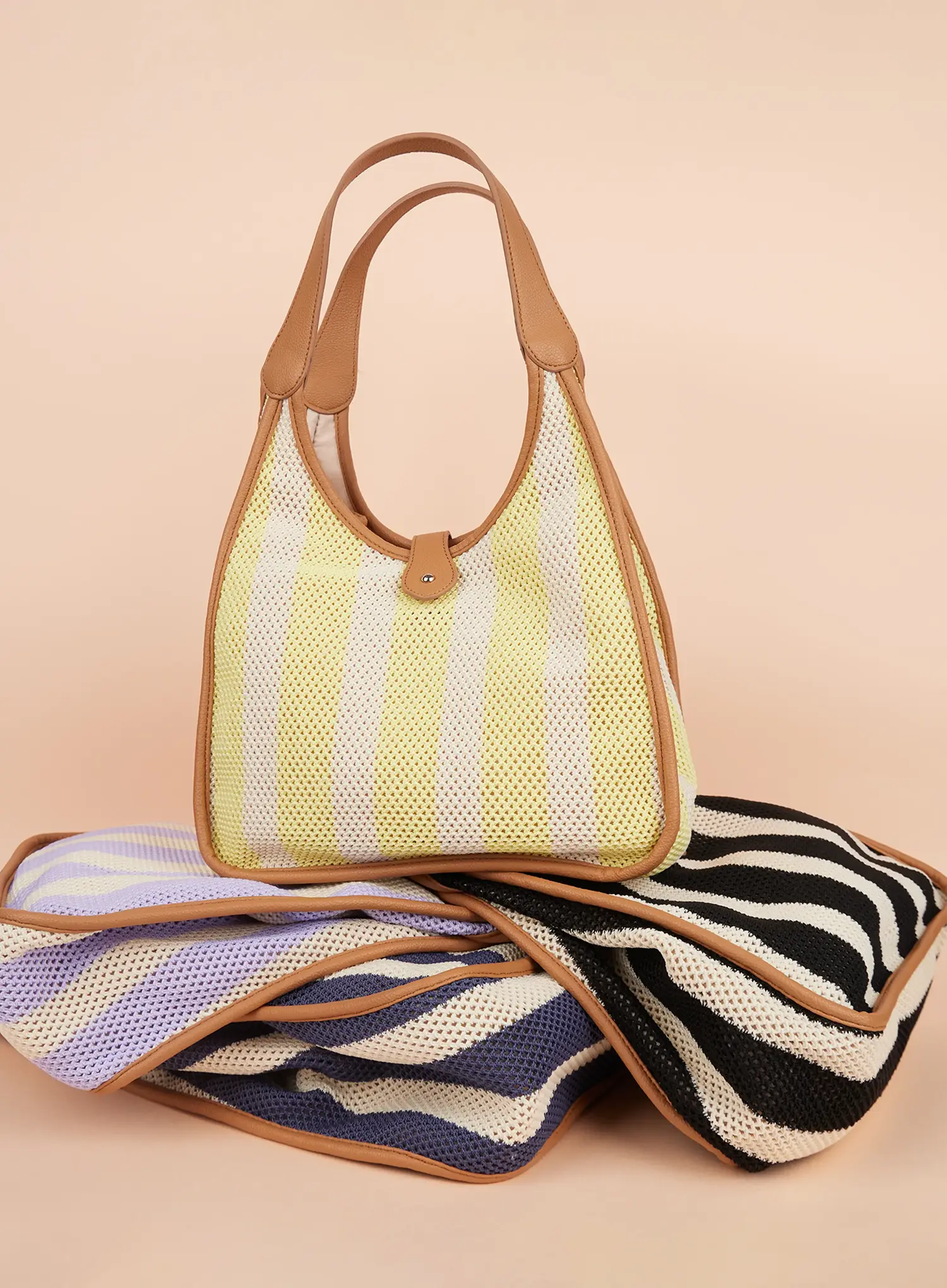 Crochet Knit Shoulder Bag IS516