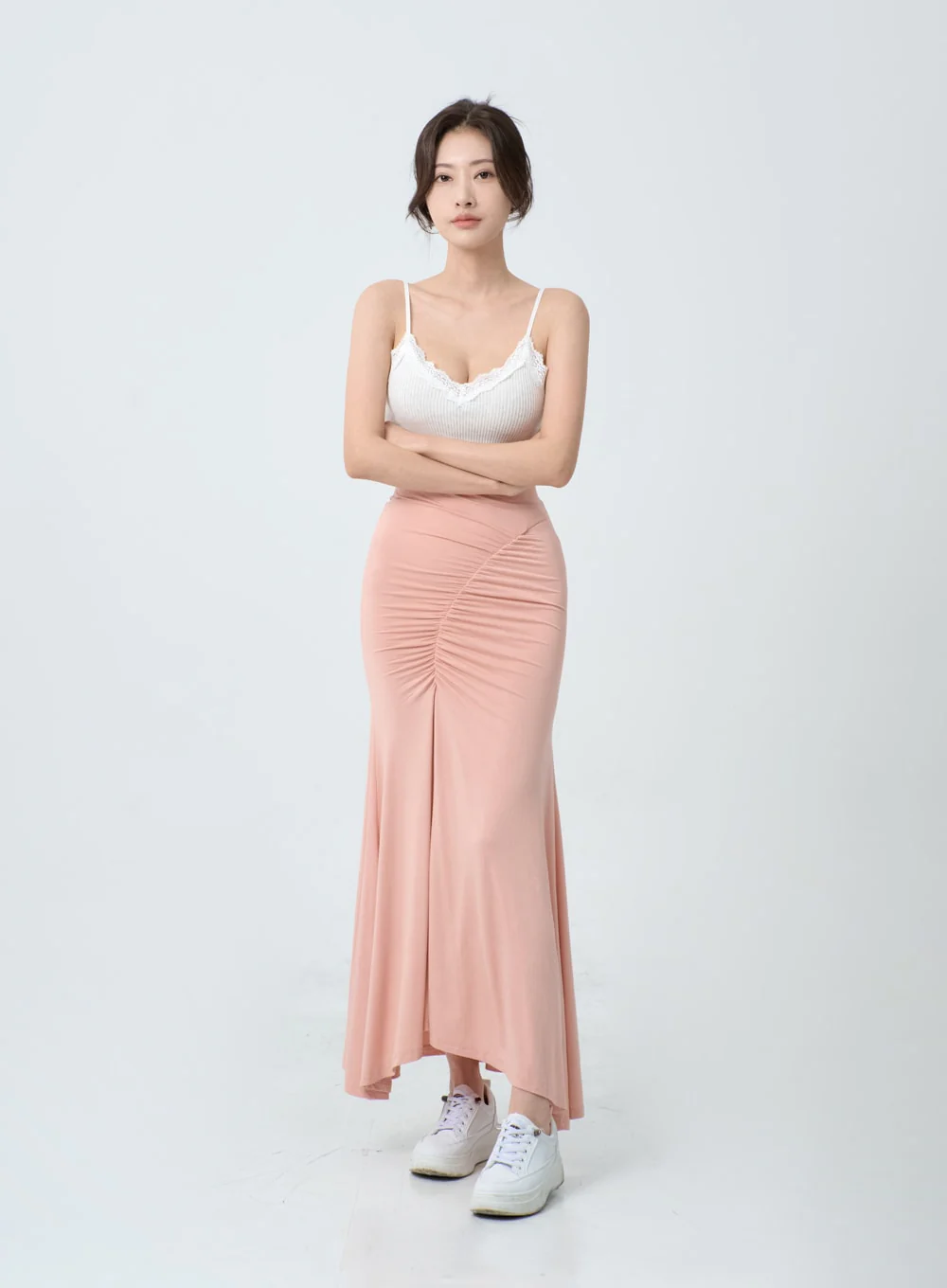 Crop Lingerie Style Tank Top IO26 - Image 4