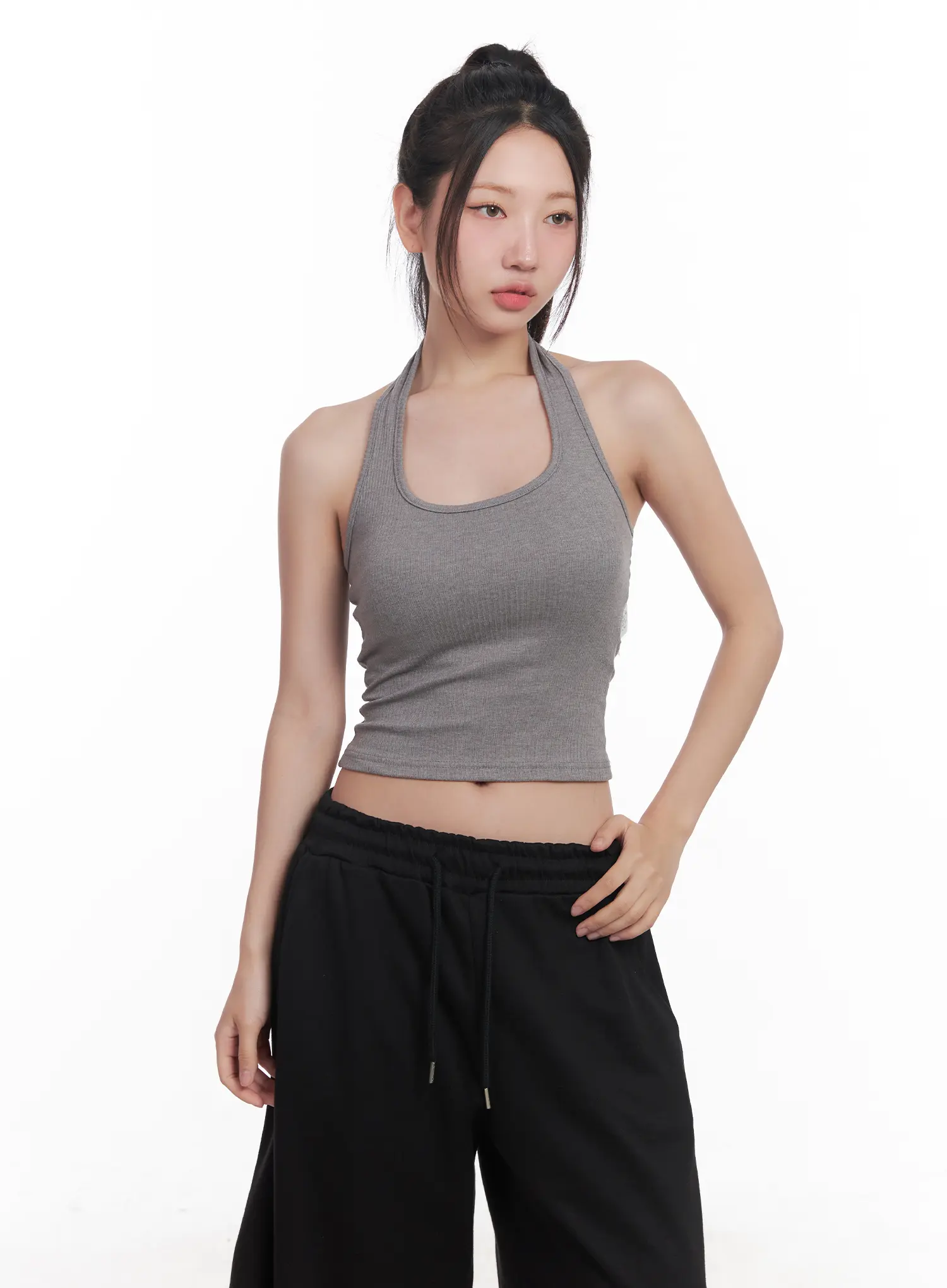 Cropped Halter Top CU517 - Image 11