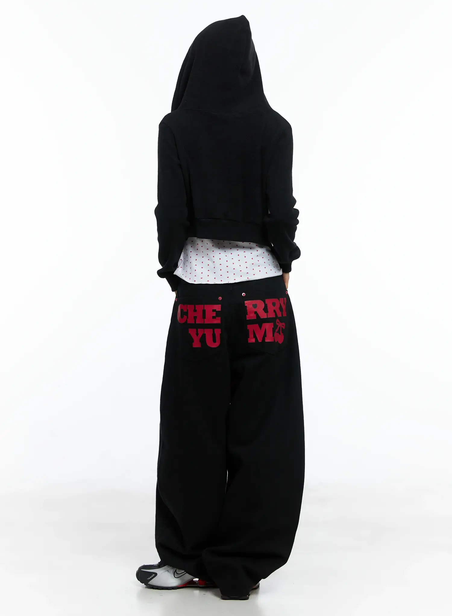 Cropped Knit Zip-Up Hoodie CS505 - Image 8