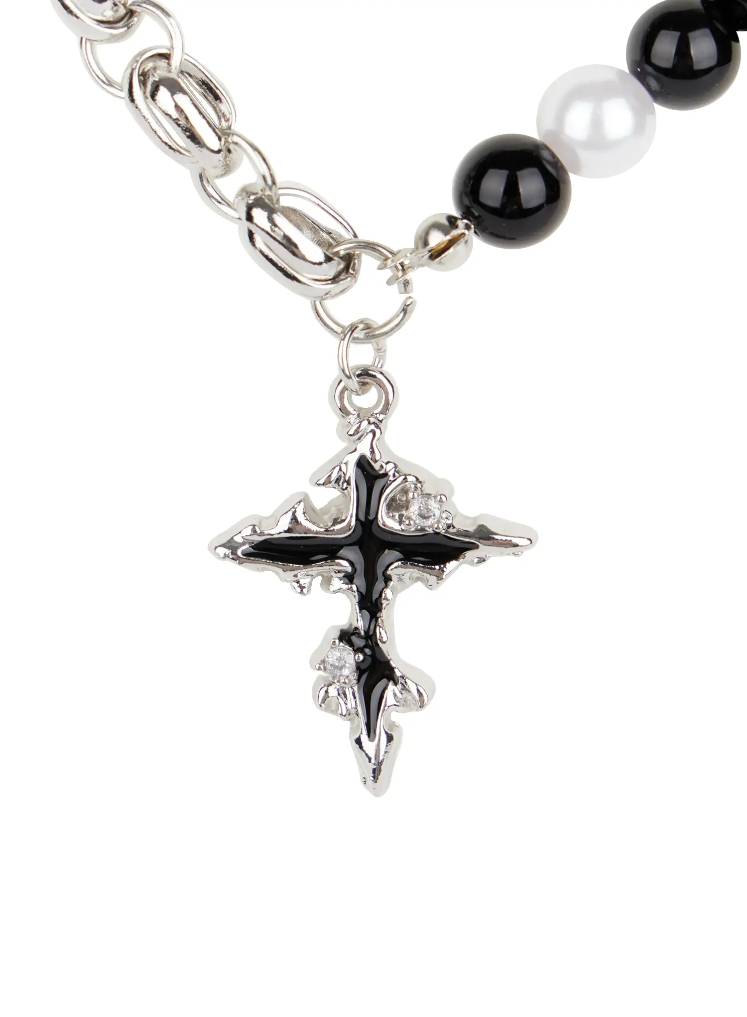 Cross Bead Necklace CO503 - Image 4