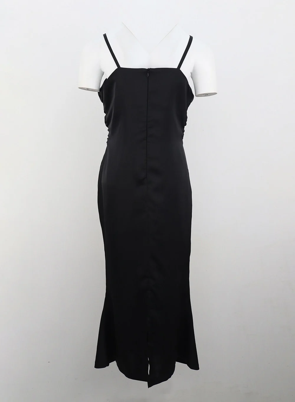 Cross Bust Satin Maxi Dress IU326 - Image 16