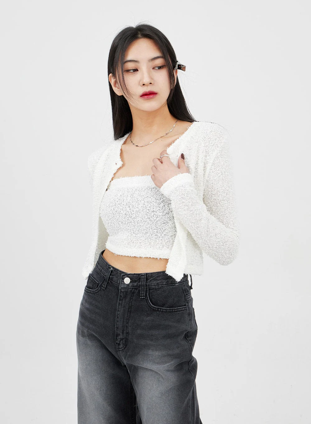 Cross Choker Necklace BM317 - Image 5