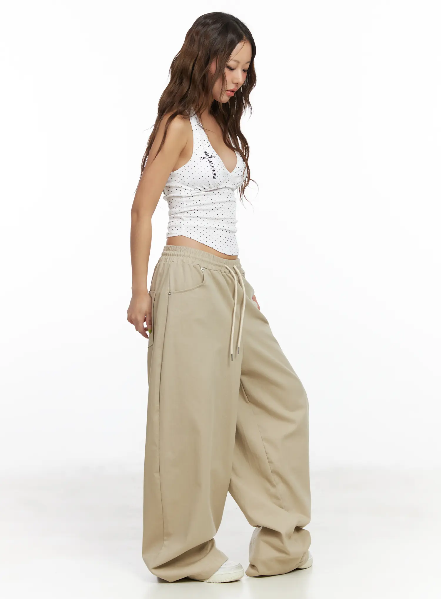 Cross Detail Halter Top CF513 - Image 8