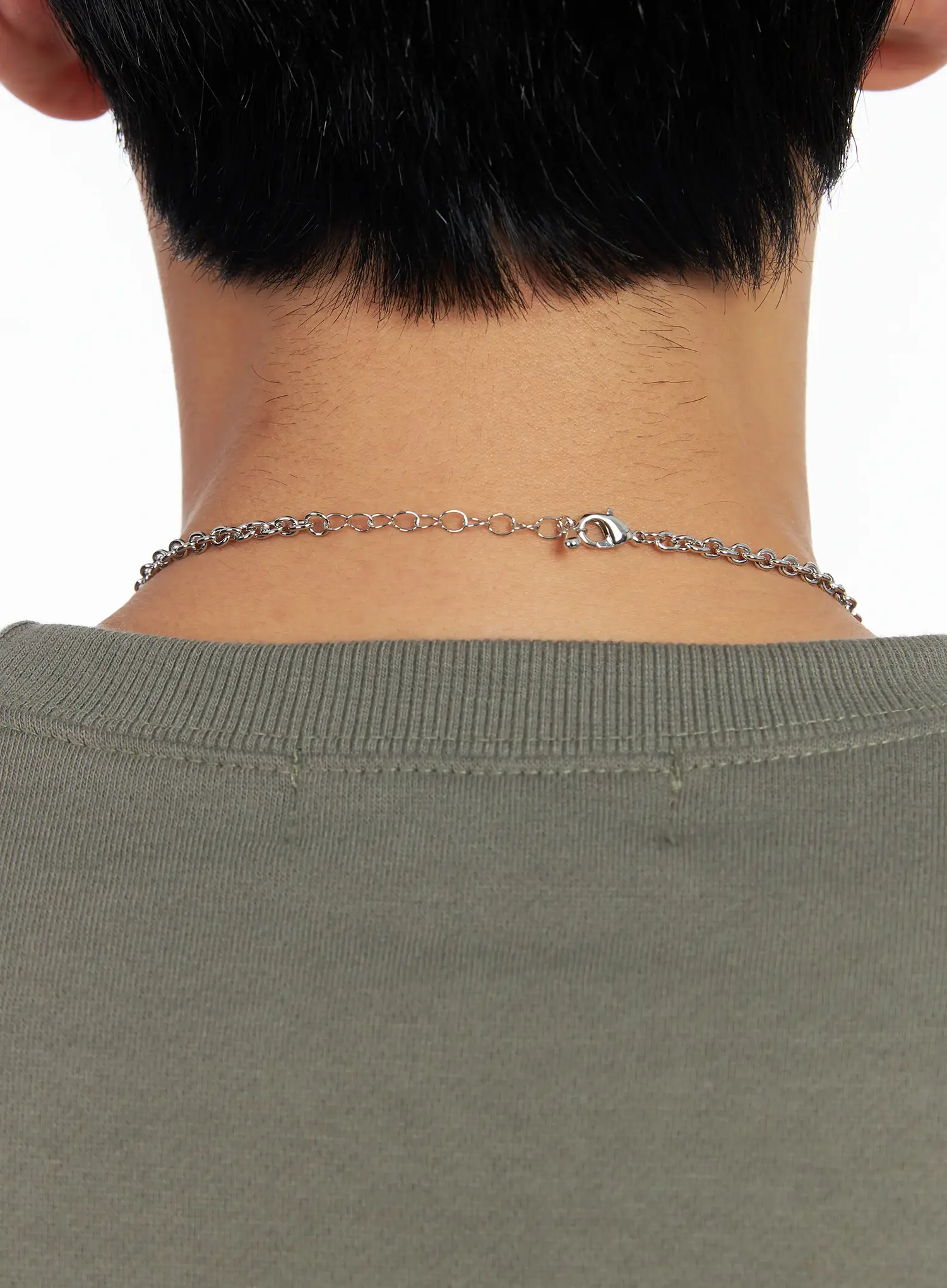 Cubical Star Chain Necklace IJ521 - Image 4