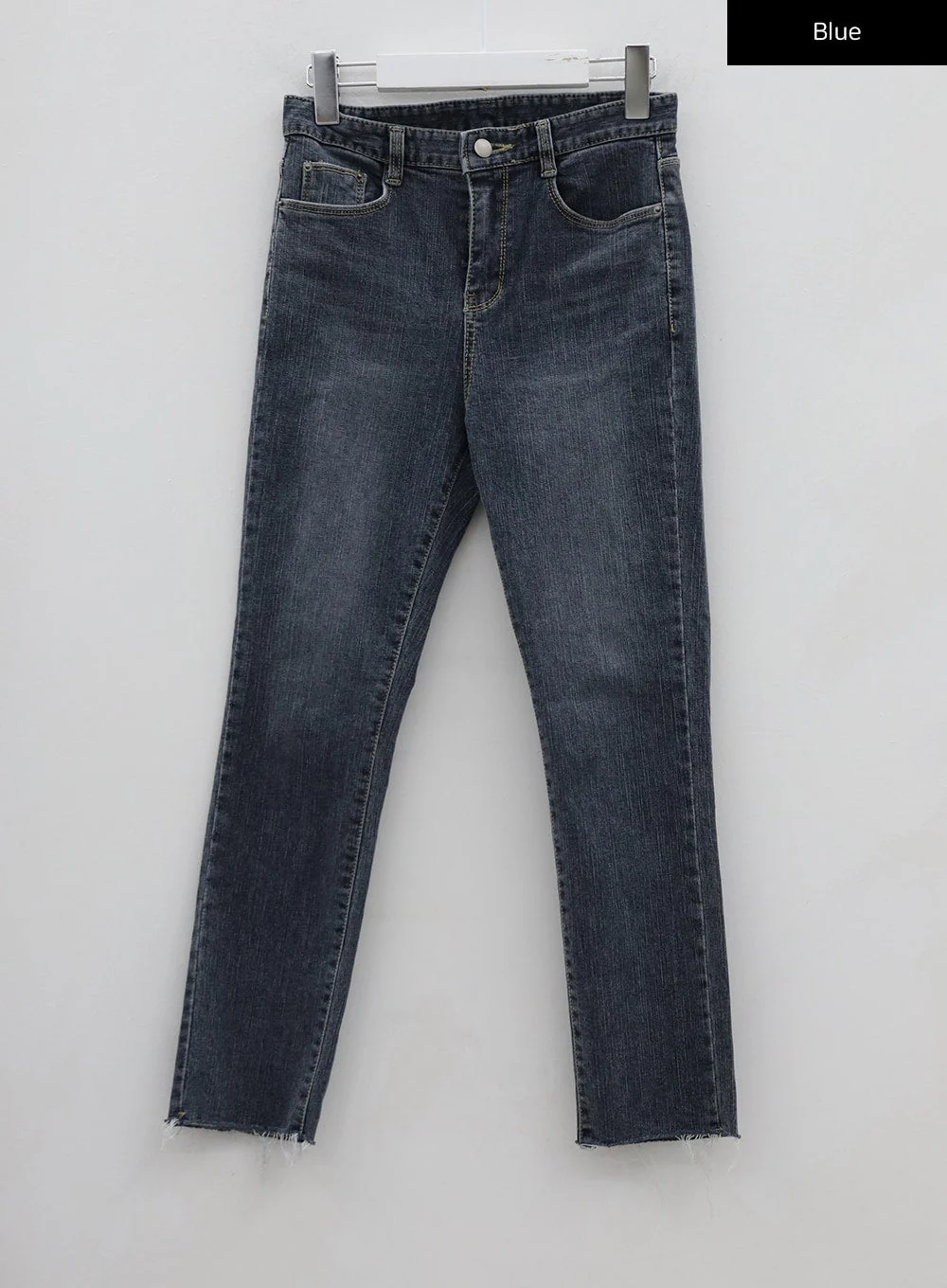 Cut Hem Span Skinny Pants BU29 - Image 21