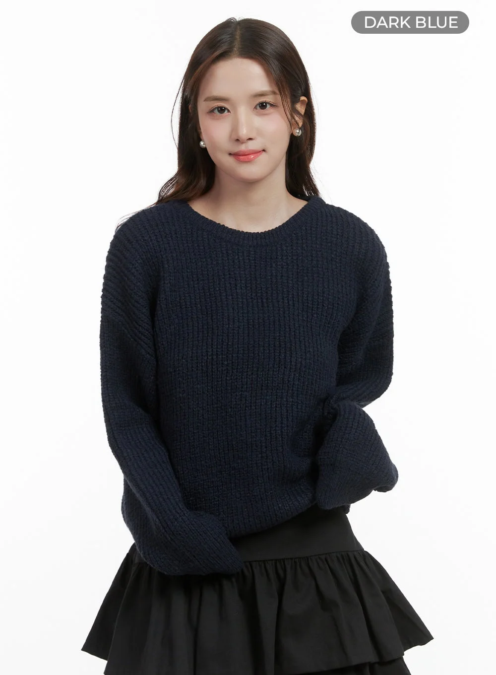 Cut Out Ribbon Trim Long Sleeve Top OS416 - Image 9