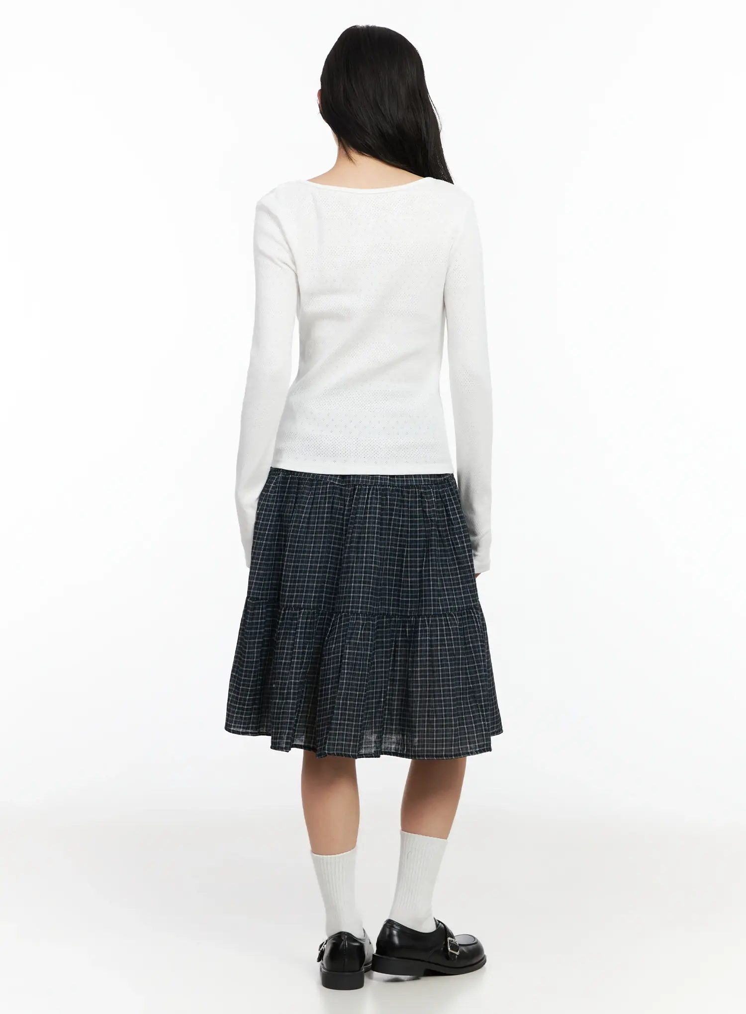 Cute Wide Neck Long Sleeve Top IM524 - Image 9