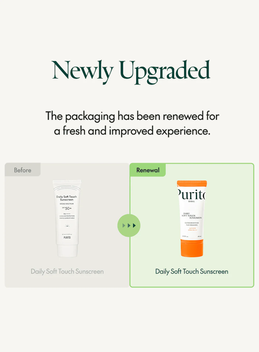 Daily Soft Touch Sunscreen (Renewer) Duo Set (60ml*2ea) - Image 2
