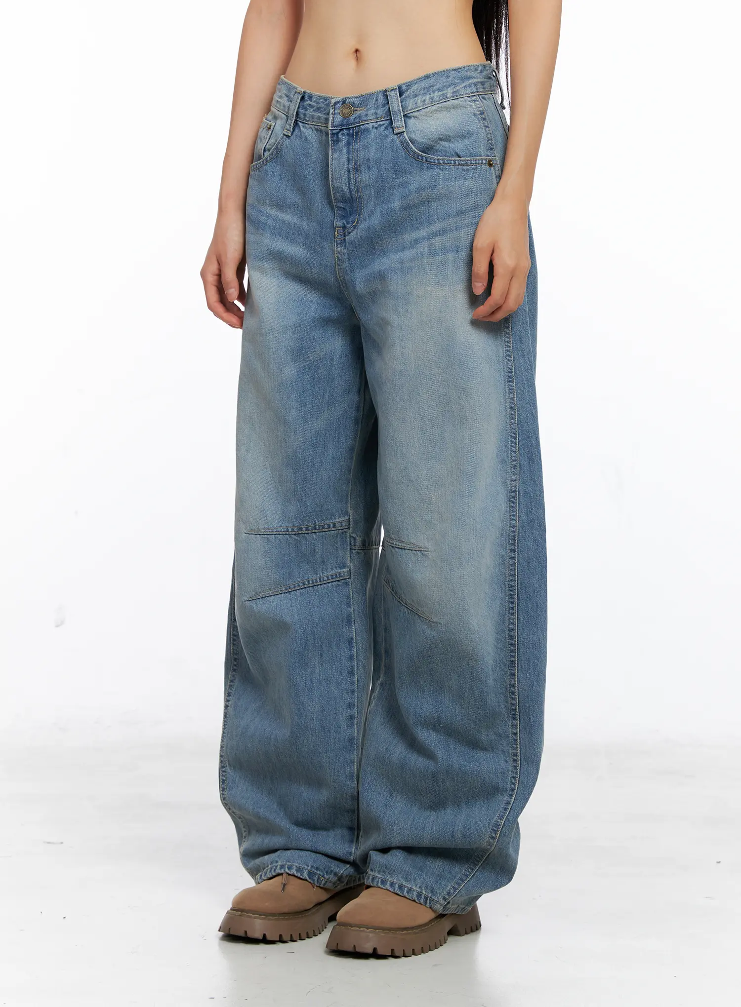 Dakota Relaxed Fit Vintage Wash Jeans CS511 - Image 13