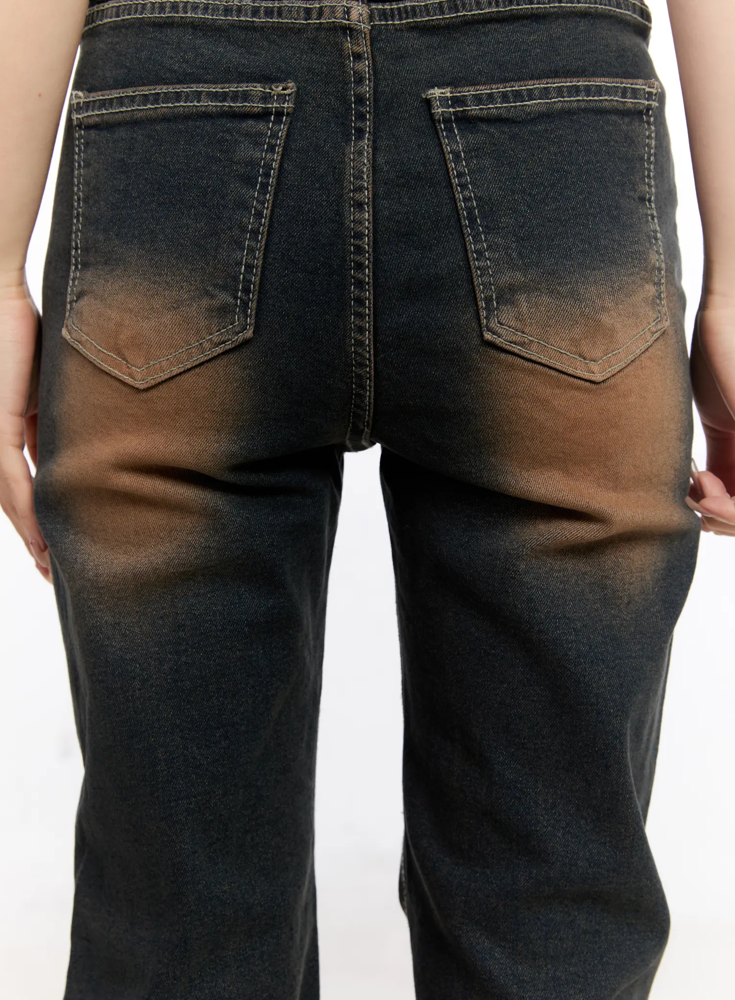 Dalia Vintage Washed Flare Jeans CO501 - Image 6