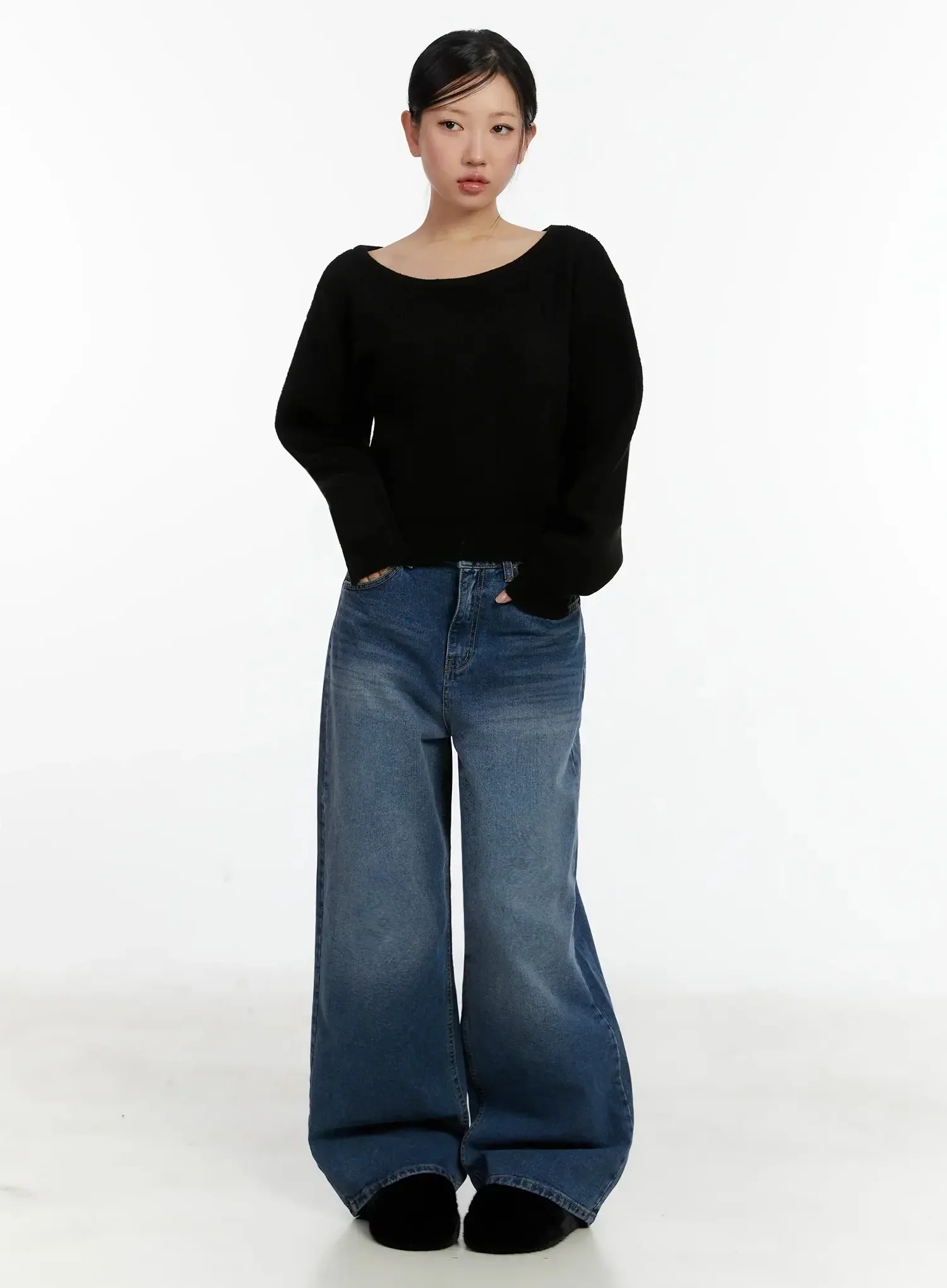 Dami Wide Leg Jeans ID525 - Image 3
