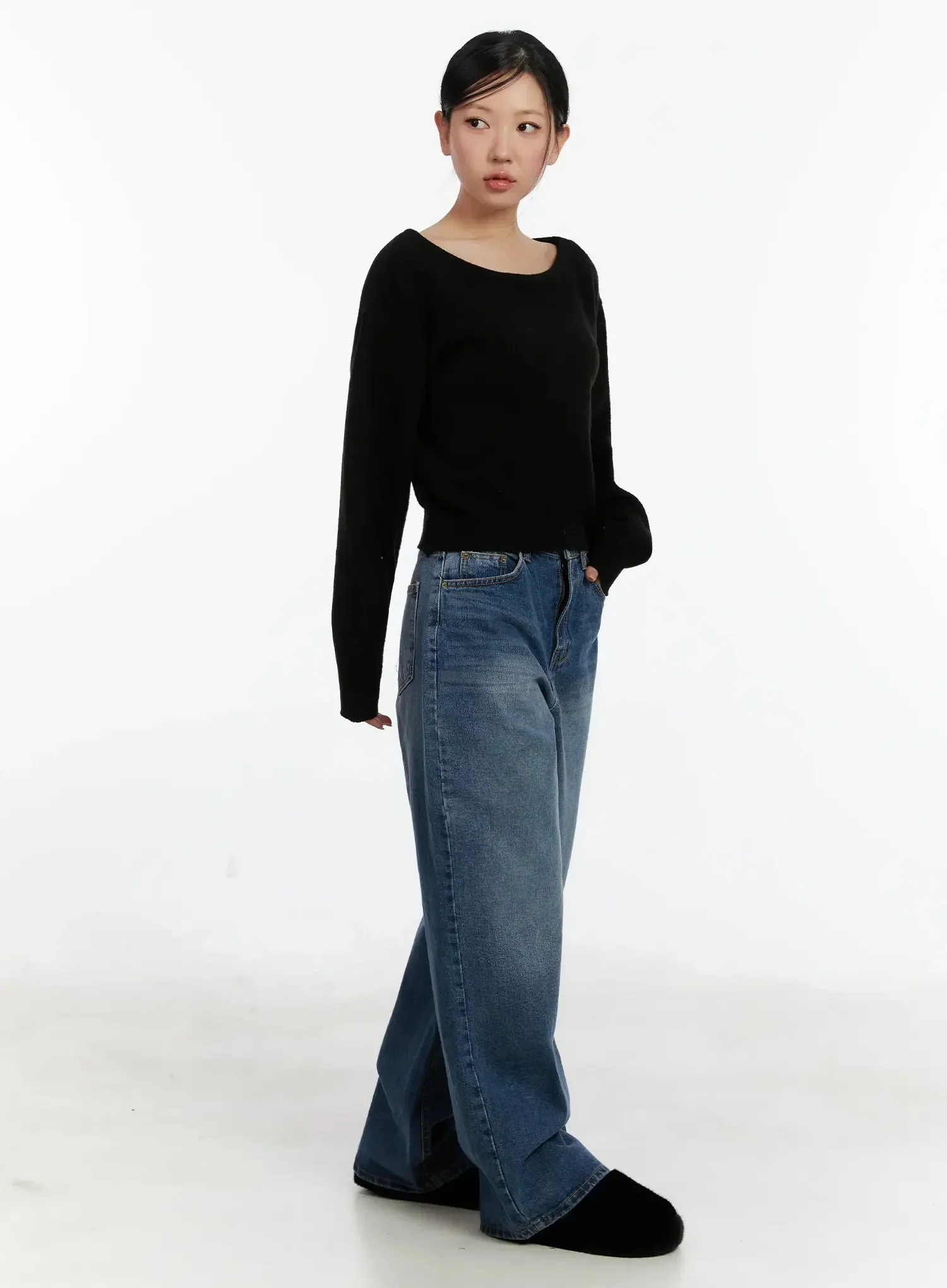 Dami Wide Leg Jeans ID525 - Image 4