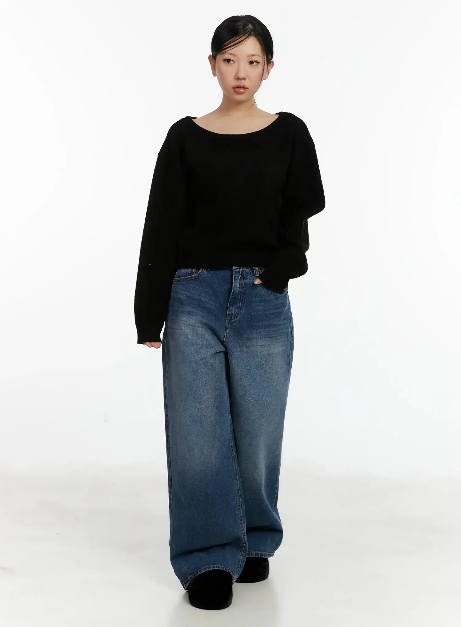 Dami Wide Leg Jeans ID525 - Image 7