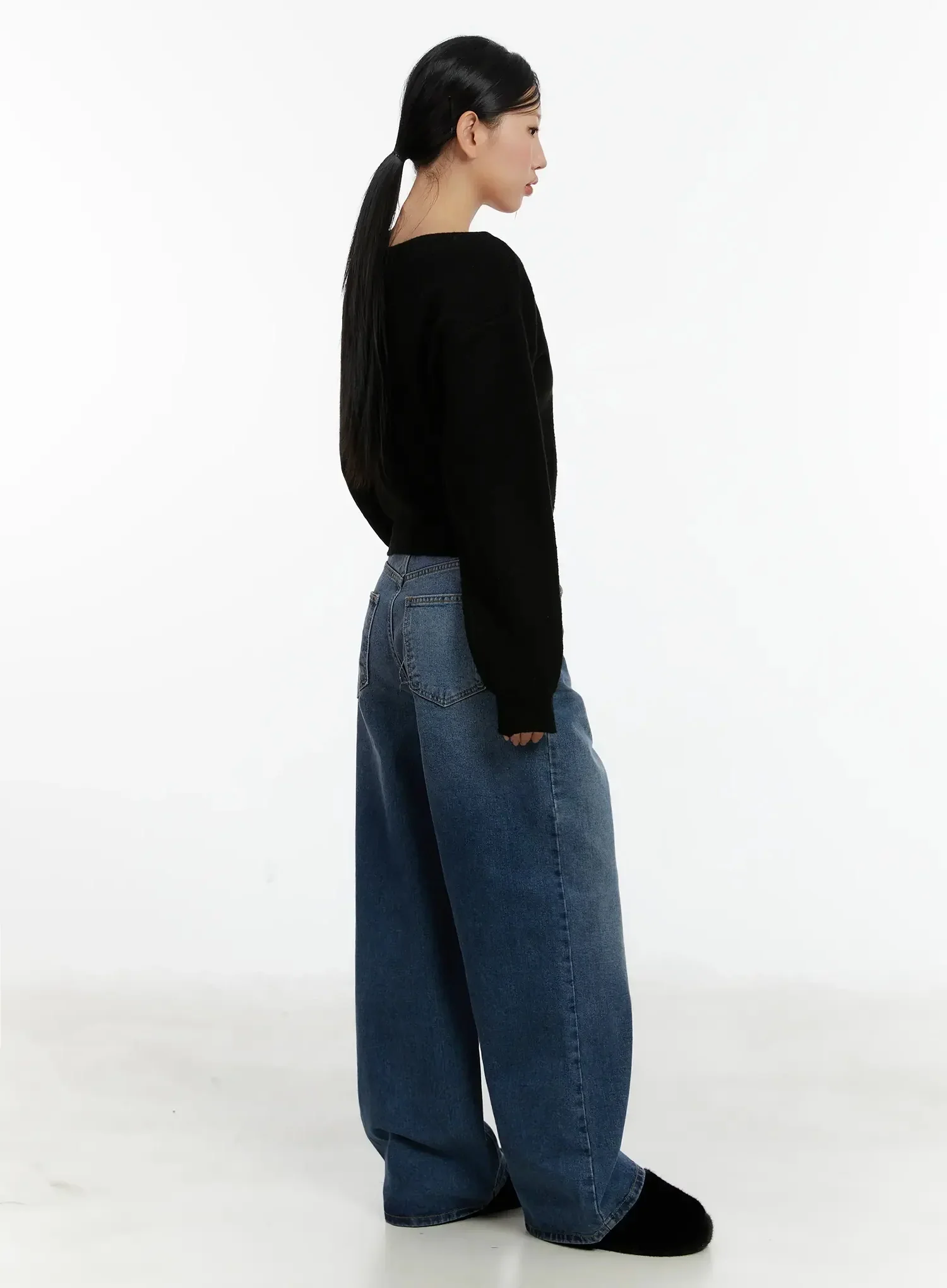 Dami Wide Leg Jeans ID525 - Image 8