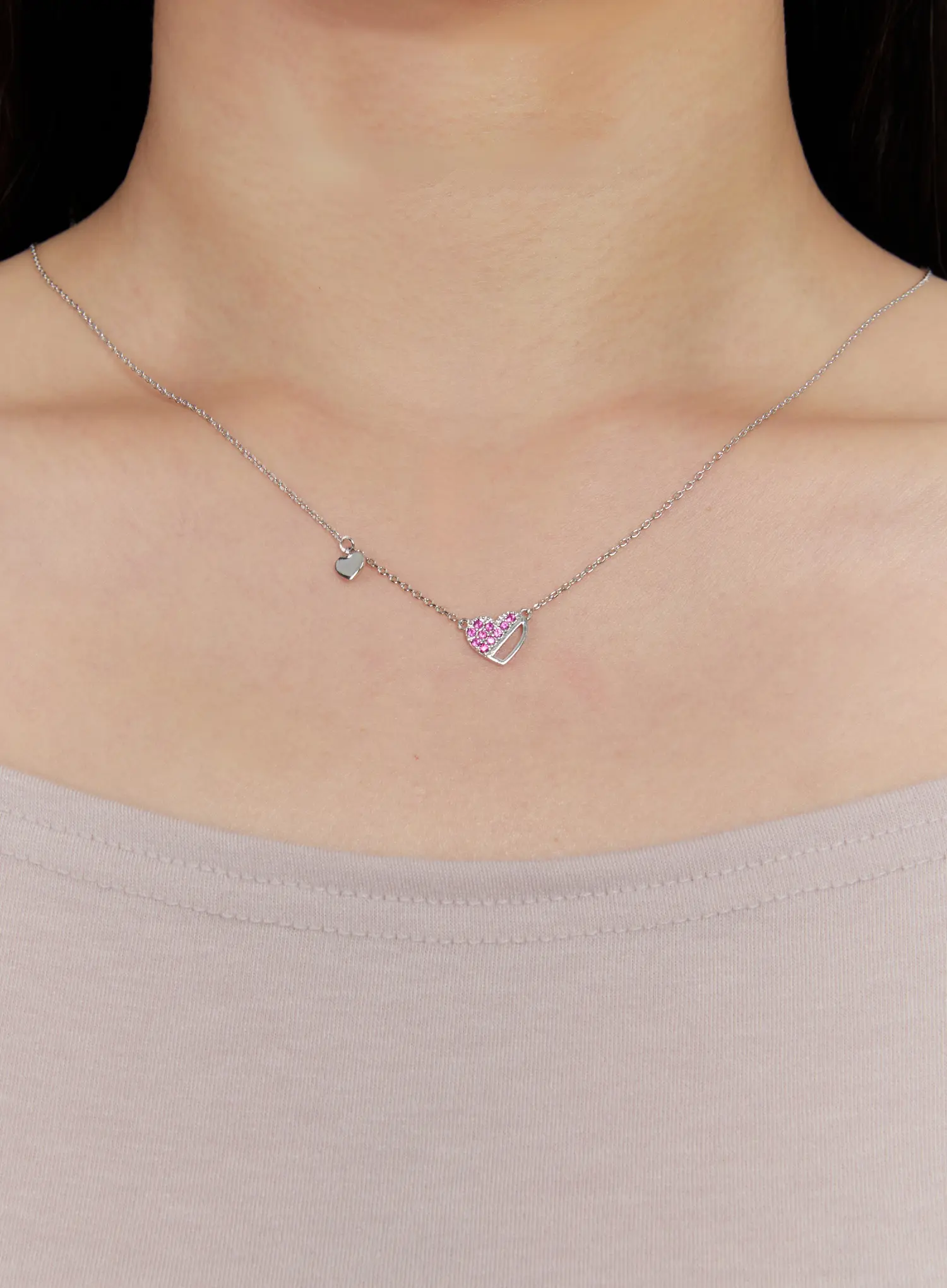 Dangling Cubic Necklace IS517