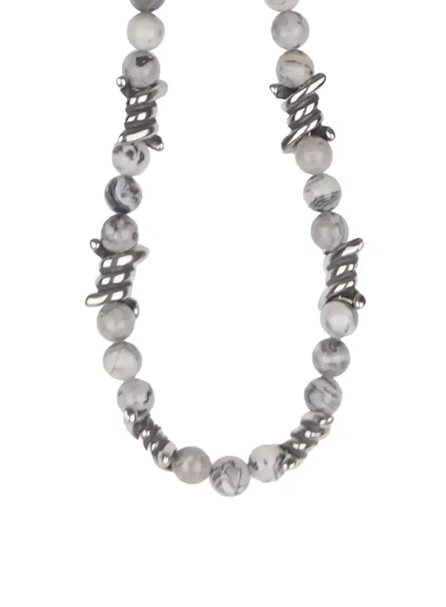 Dark Wire Bead Necklace IO516 - Image 12