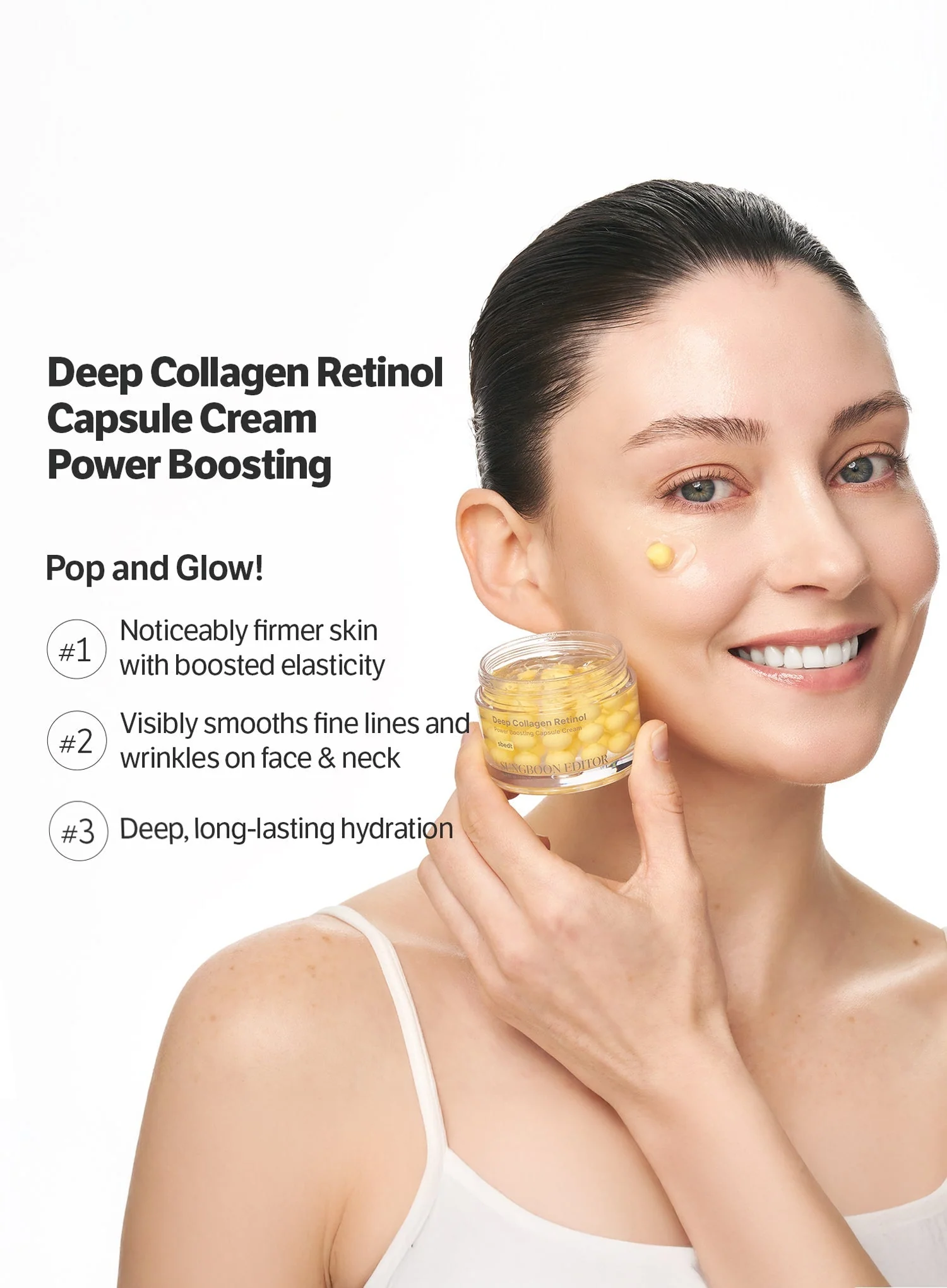 Deep Collagen Retinol Power Boosting Capsule Cream (50ml) - Image 2