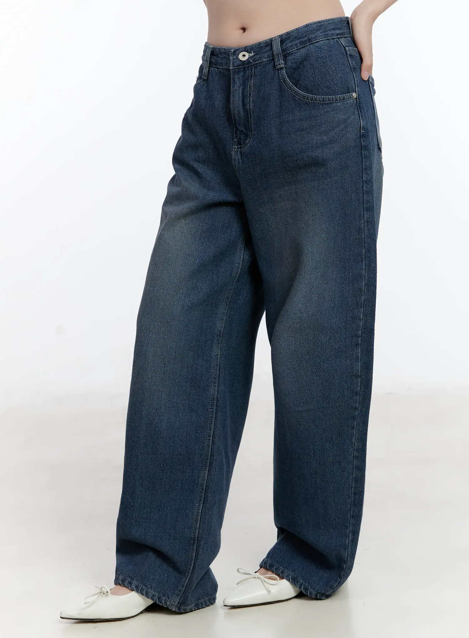 Della Casual Denim Wide Jeans ID511 - Image 6