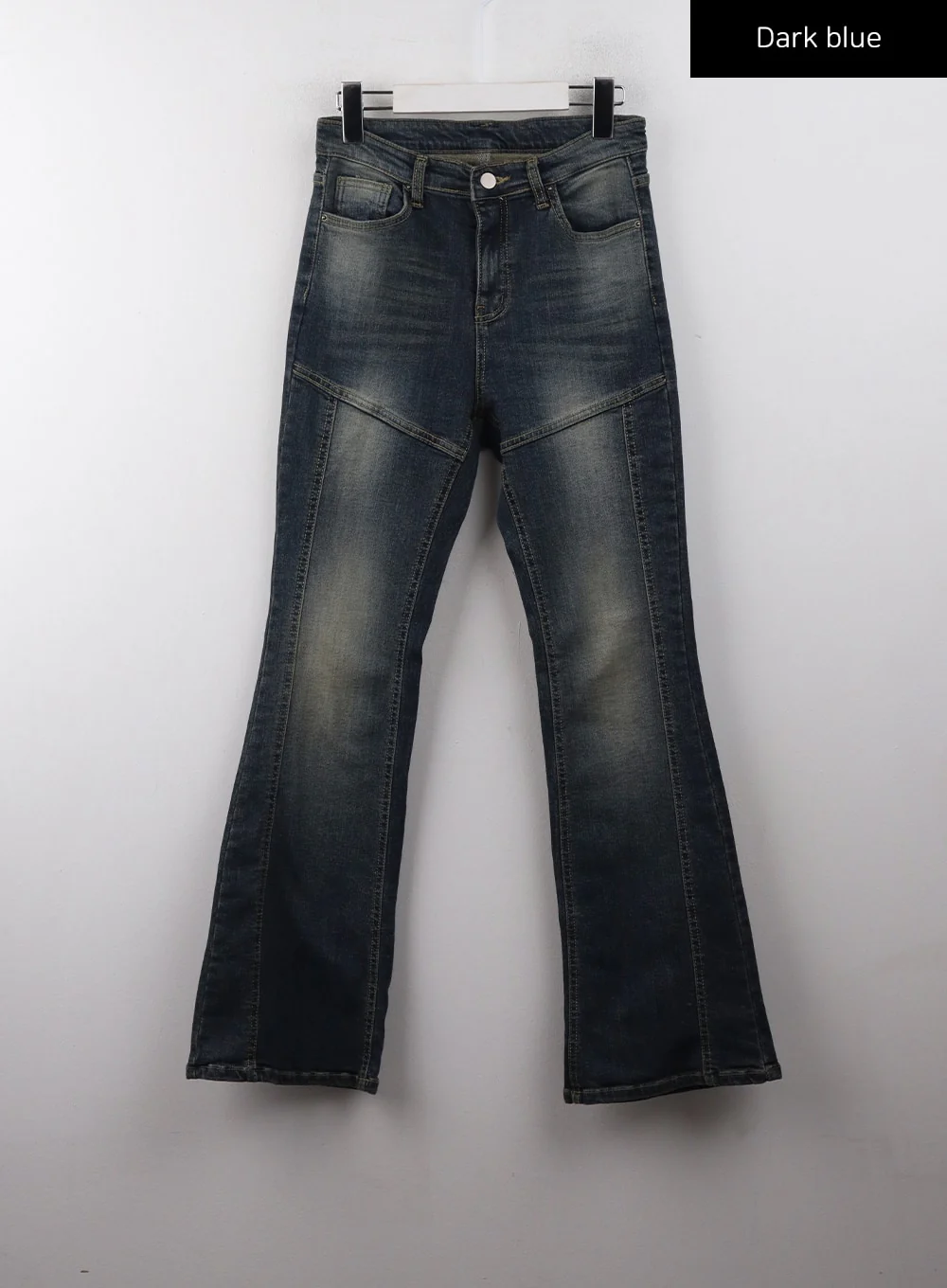 Denim Middle Waist Flared Jeans CJ405 - Image 8
