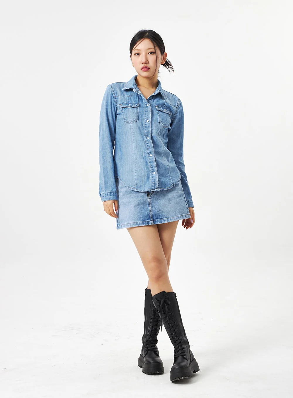 Denim Shirt CA317 - Image 13