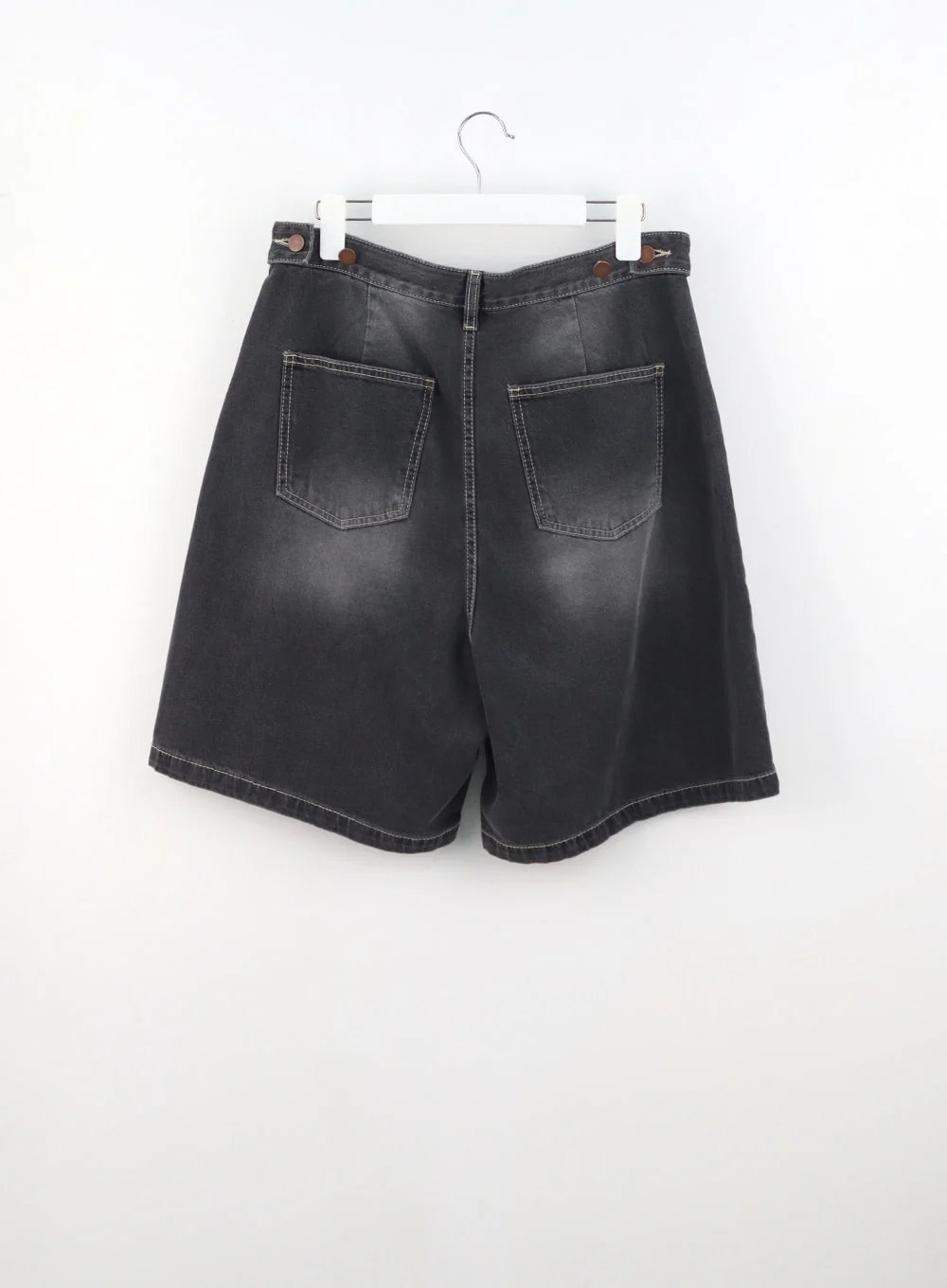 Denim Wide Bermuda Pants CU316 - Image 15
