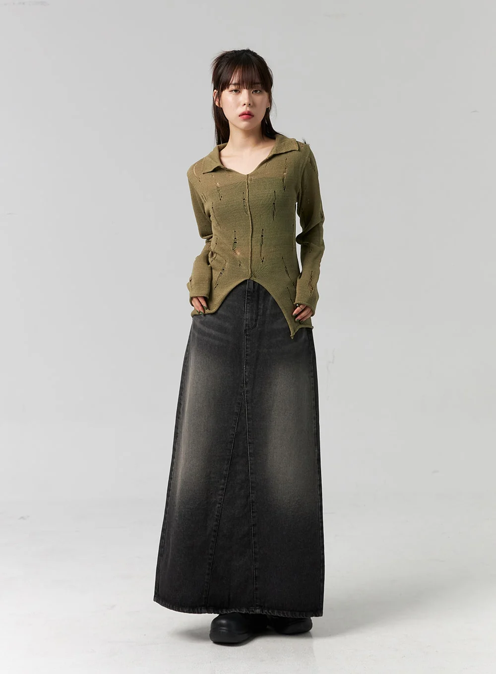 Destroyed Acrylic Collar Top CG331 - Image 3