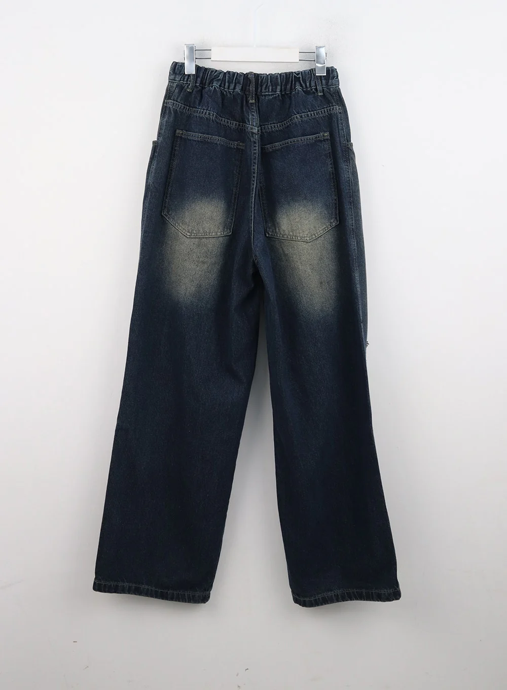 Destroyed Washed Wide Leg Jeans CN324 - Image 9