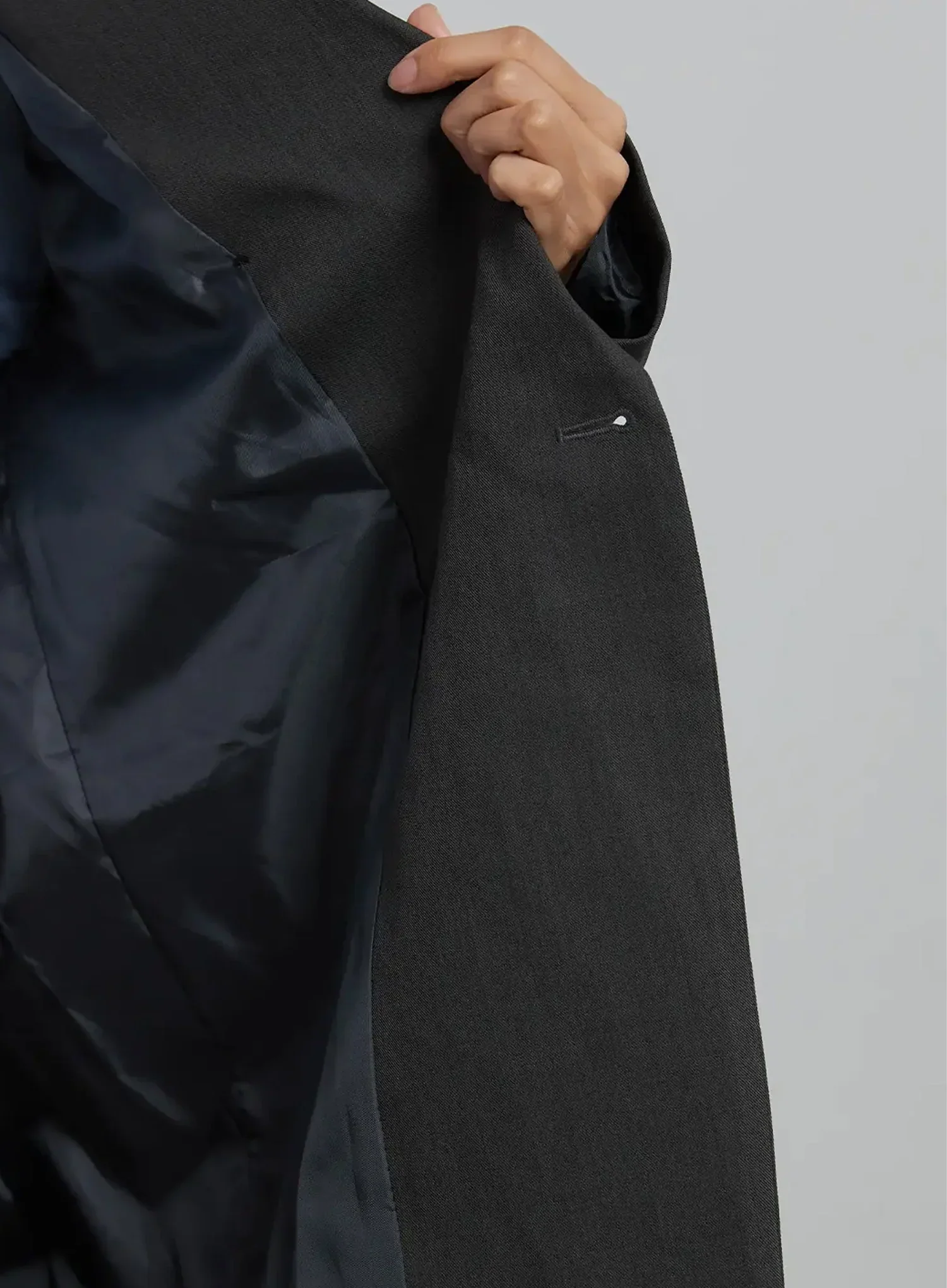 Double-Button Oversized Blazer ID516 - Image 7