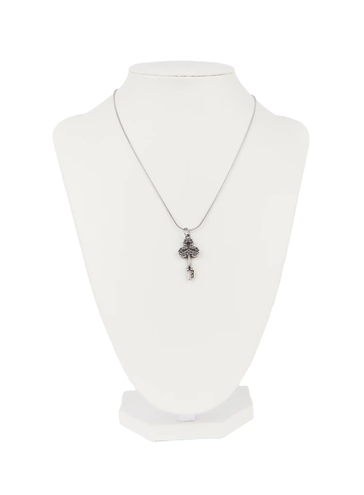 Double Chain Key Necklace CJ515 - Image 5