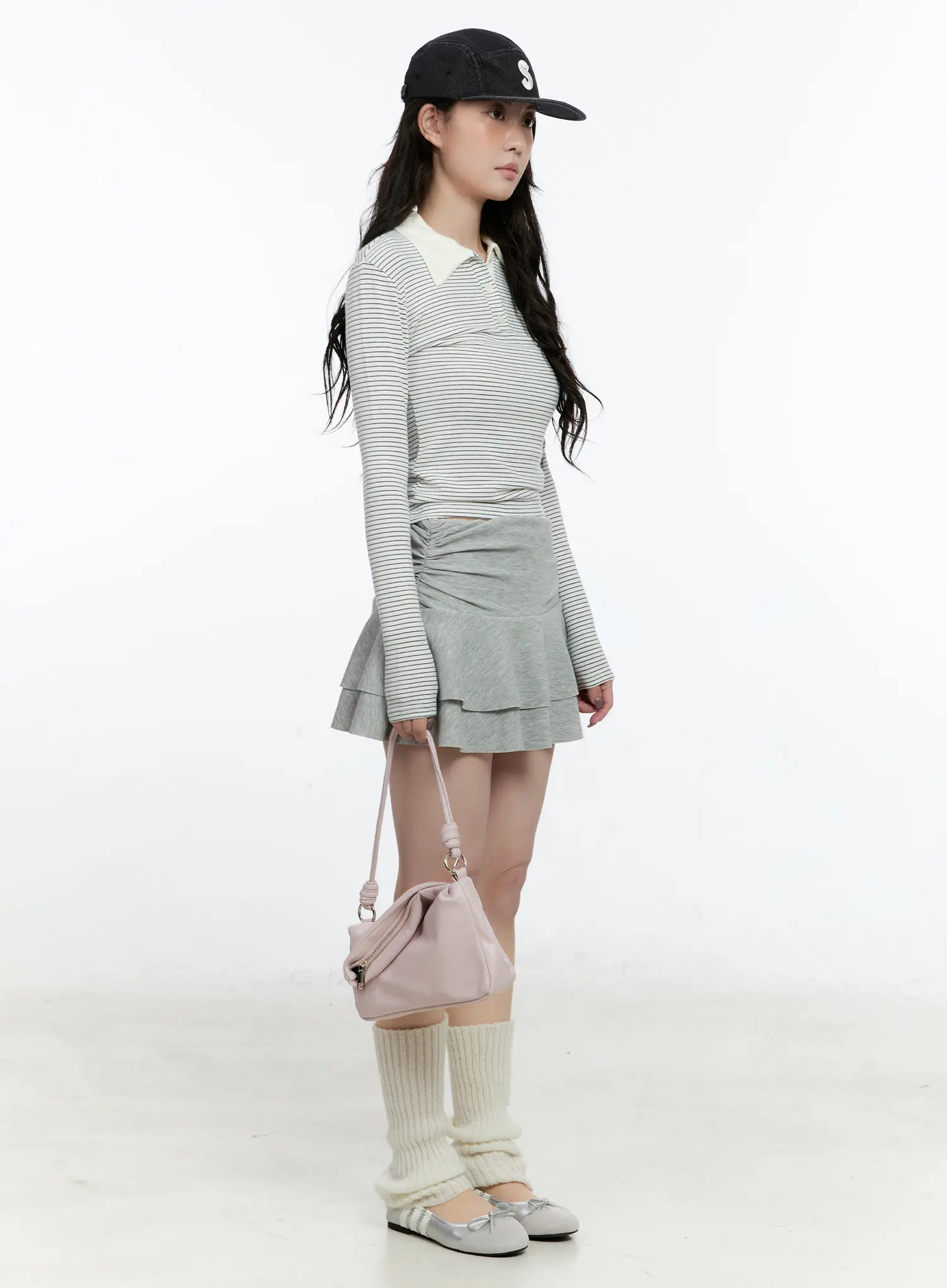 Double Layer Ruffle Mini Skirt CN517 - Image 8