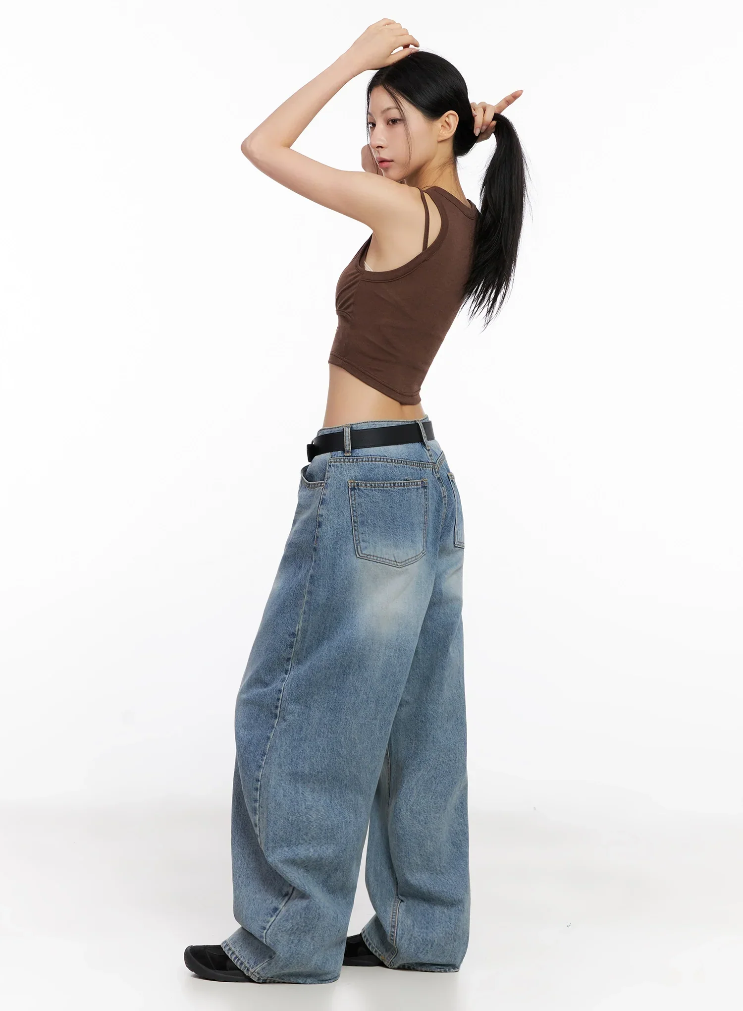 Double Strap Sleeveless Crop Top IG508 - Image 13