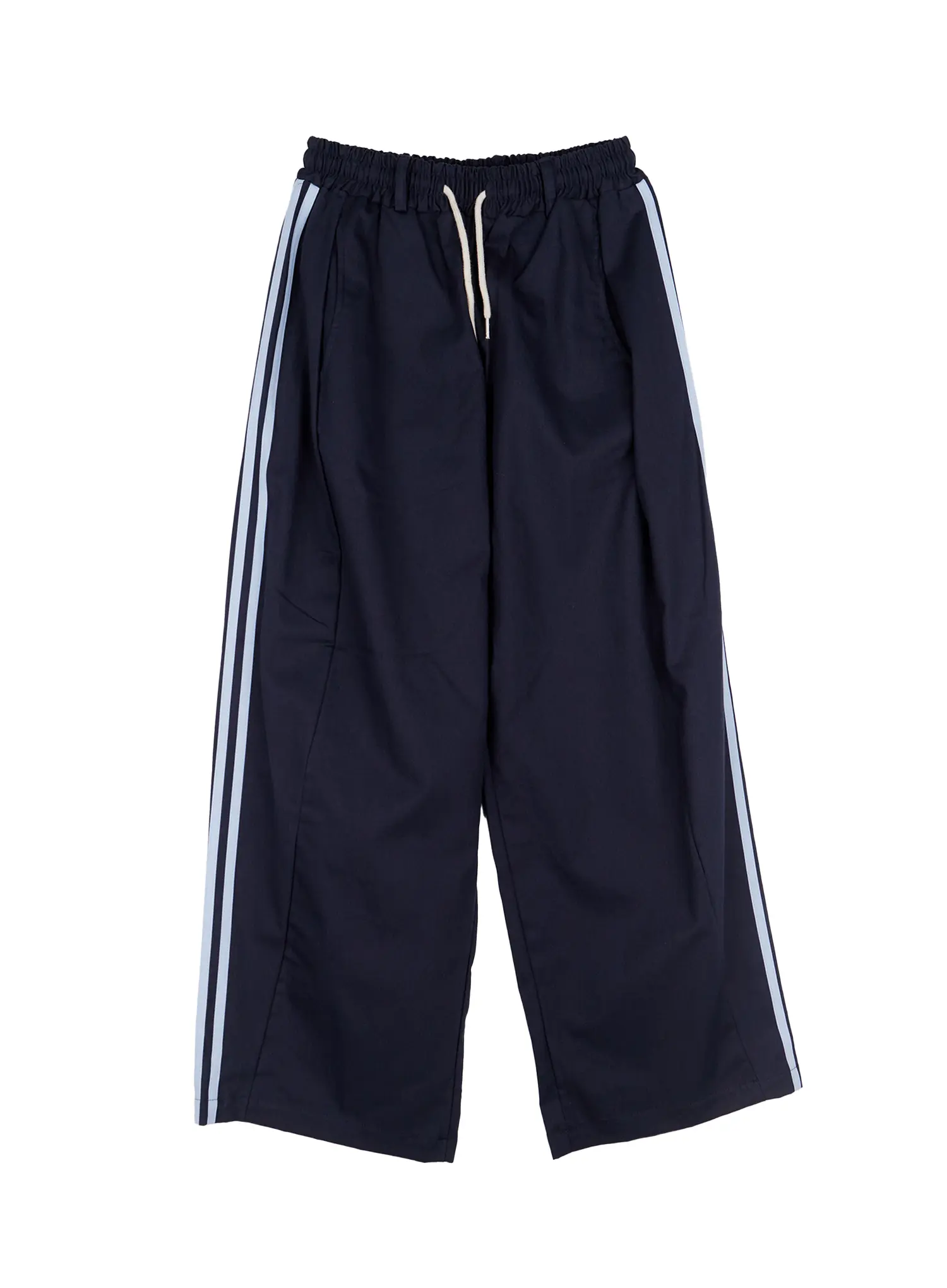 Double Stripe Wide Cotton Pants CO501 - Image 10