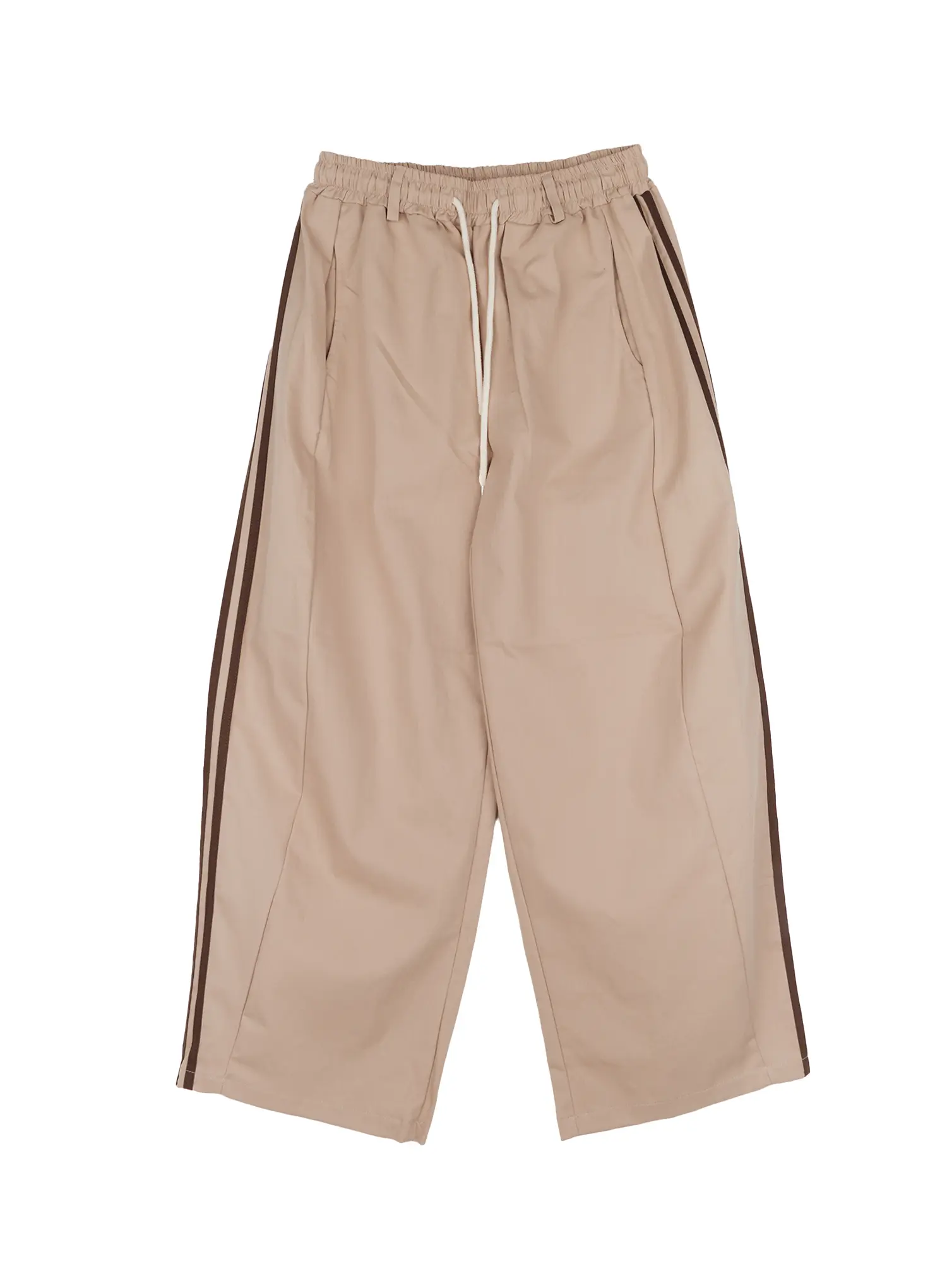 Double Stripe Wide Cotton Pants CO501 - Image 12