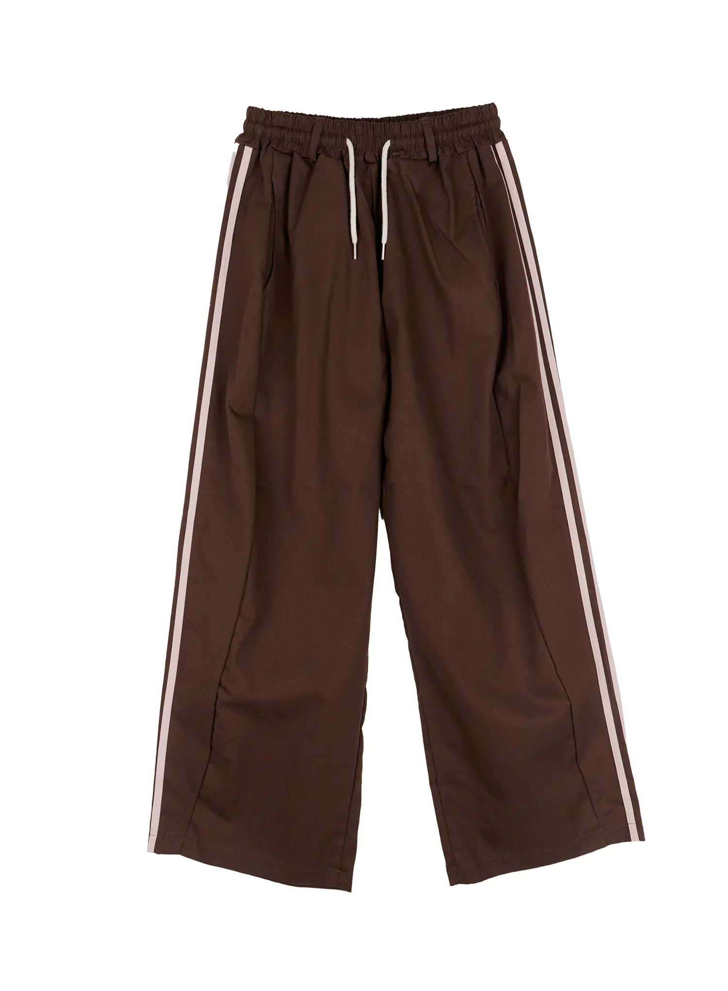 Double Stripe Wide Cotton Pants CO501 - Image 13