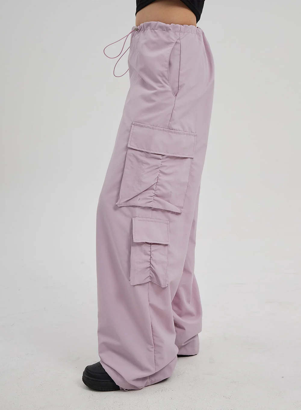 Drawstring Cargo Baggy Pants CF313 - Image 5