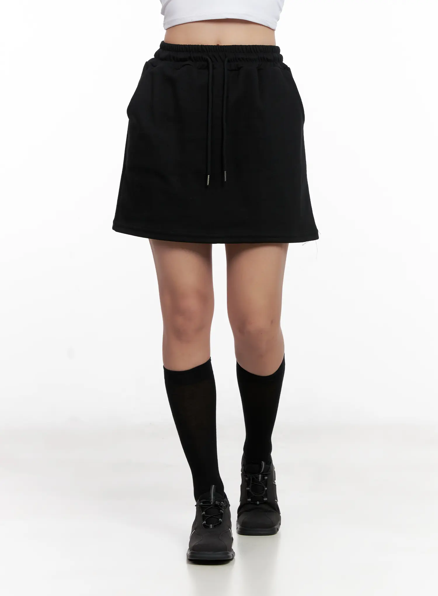 Drawstring Sweat Skirt CL518 - Image 7