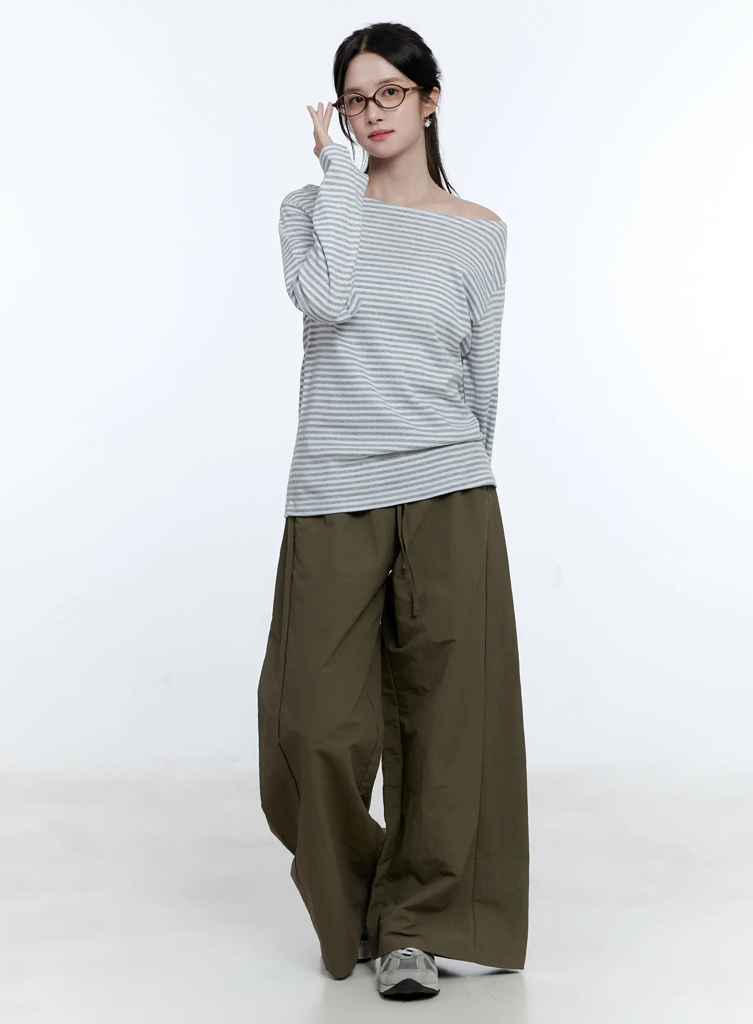 Drawstring Wide-Leg Pants CG513 - Image 2