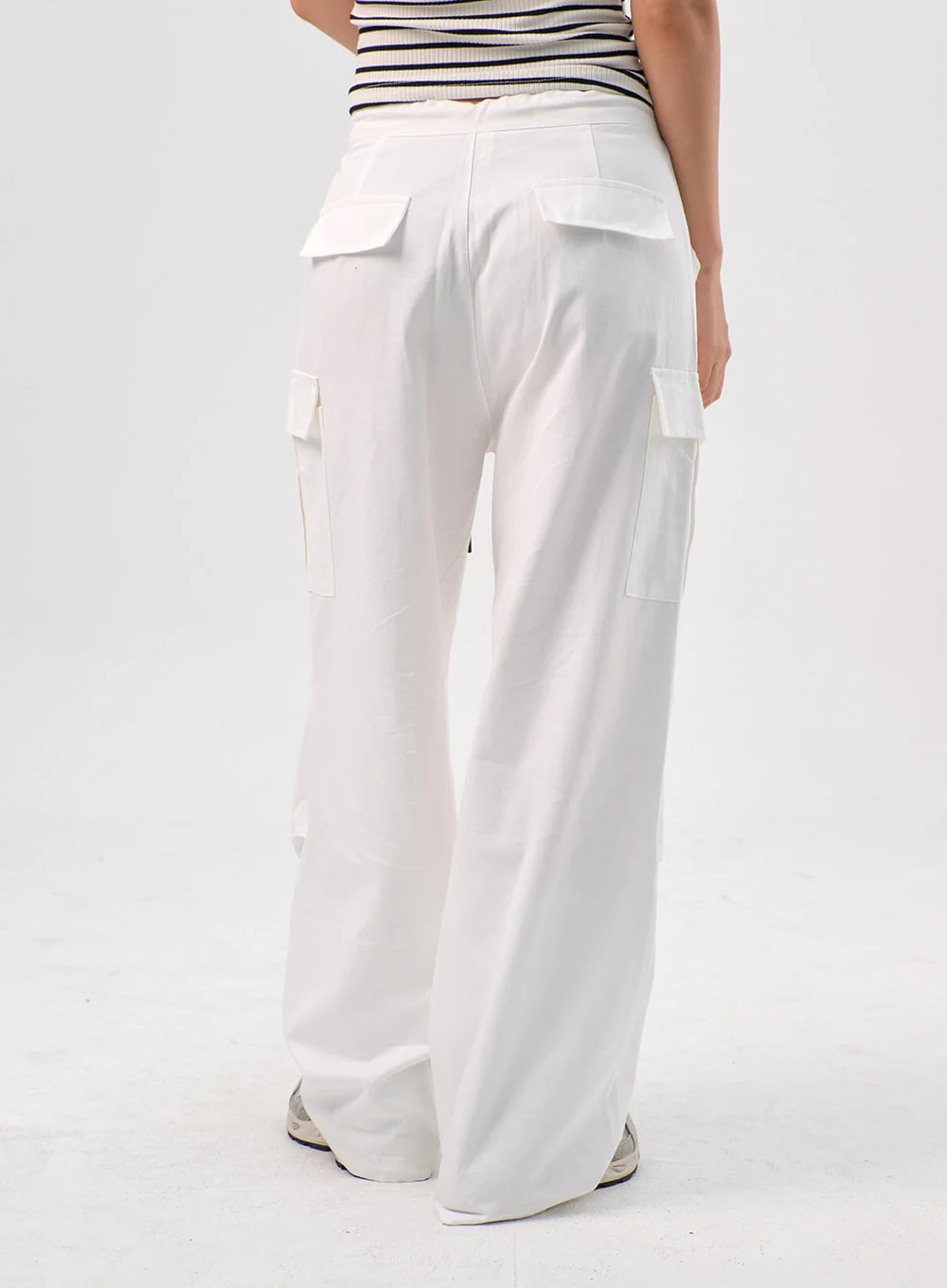 Drawstring Wide Pants IL310 - Image 10