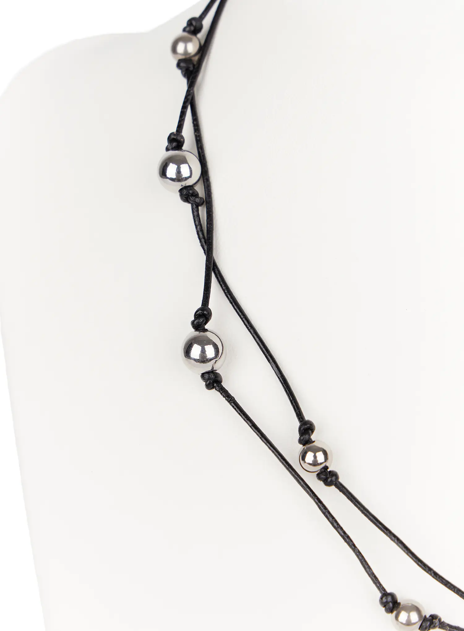 Dual Strap Layered Necklace CD530 - Image 4