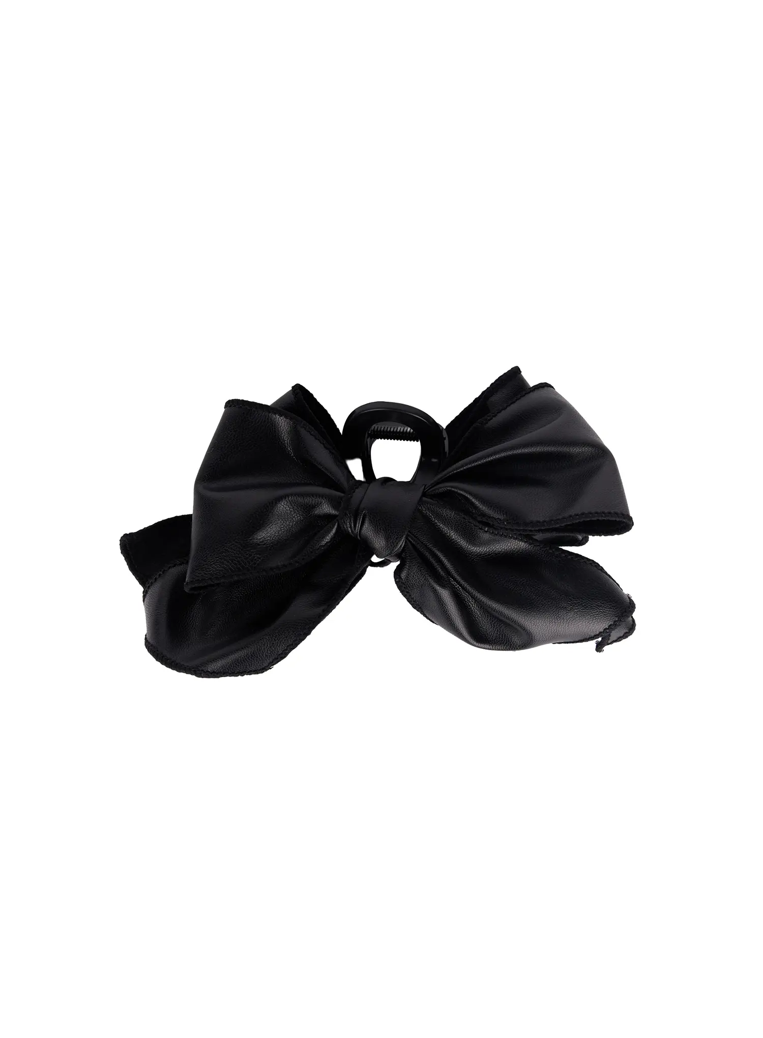 Eco-Leather Bow Claw Clip F502 - Image 3