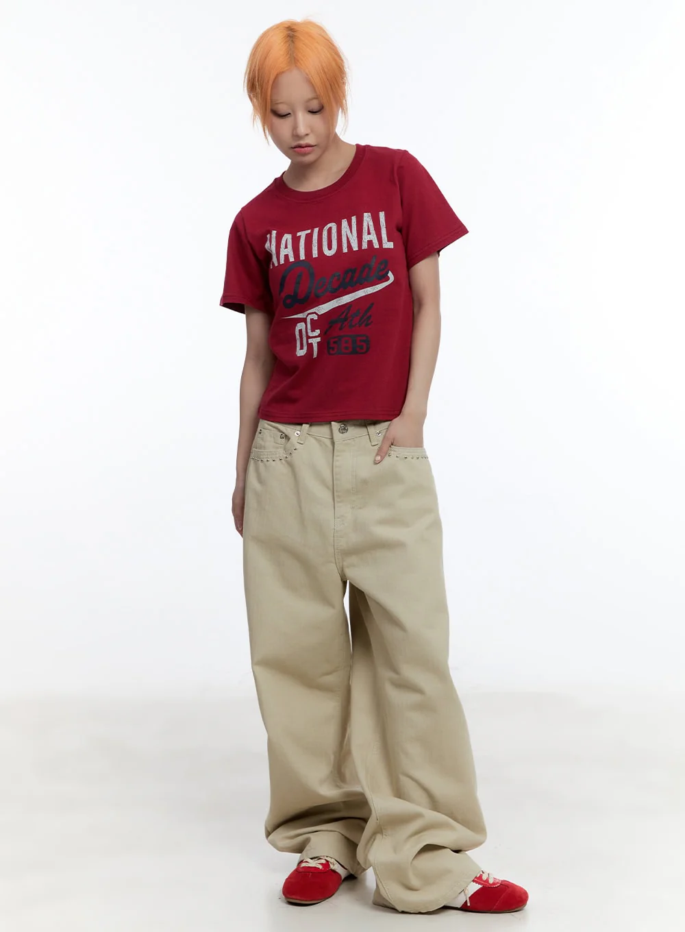 Edgy Pocket Wide-Leg Pants CU502 - Image 5