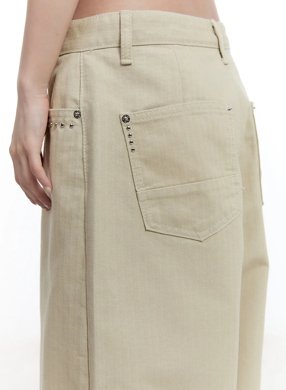 Edgy Pocket Wide-Leg Pants CU502 - Image 9