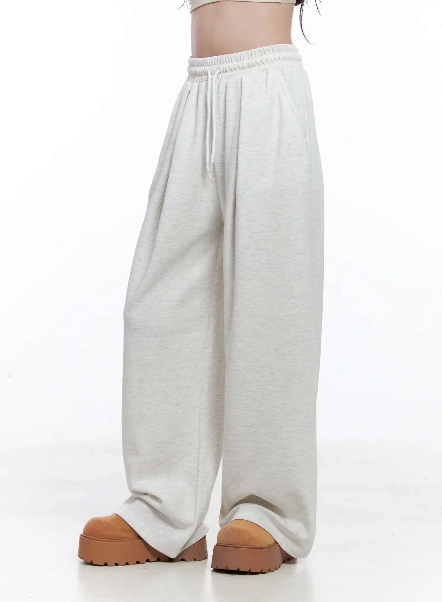 Elastic Waist Pintuck Sweatpants CS523 - Image 8