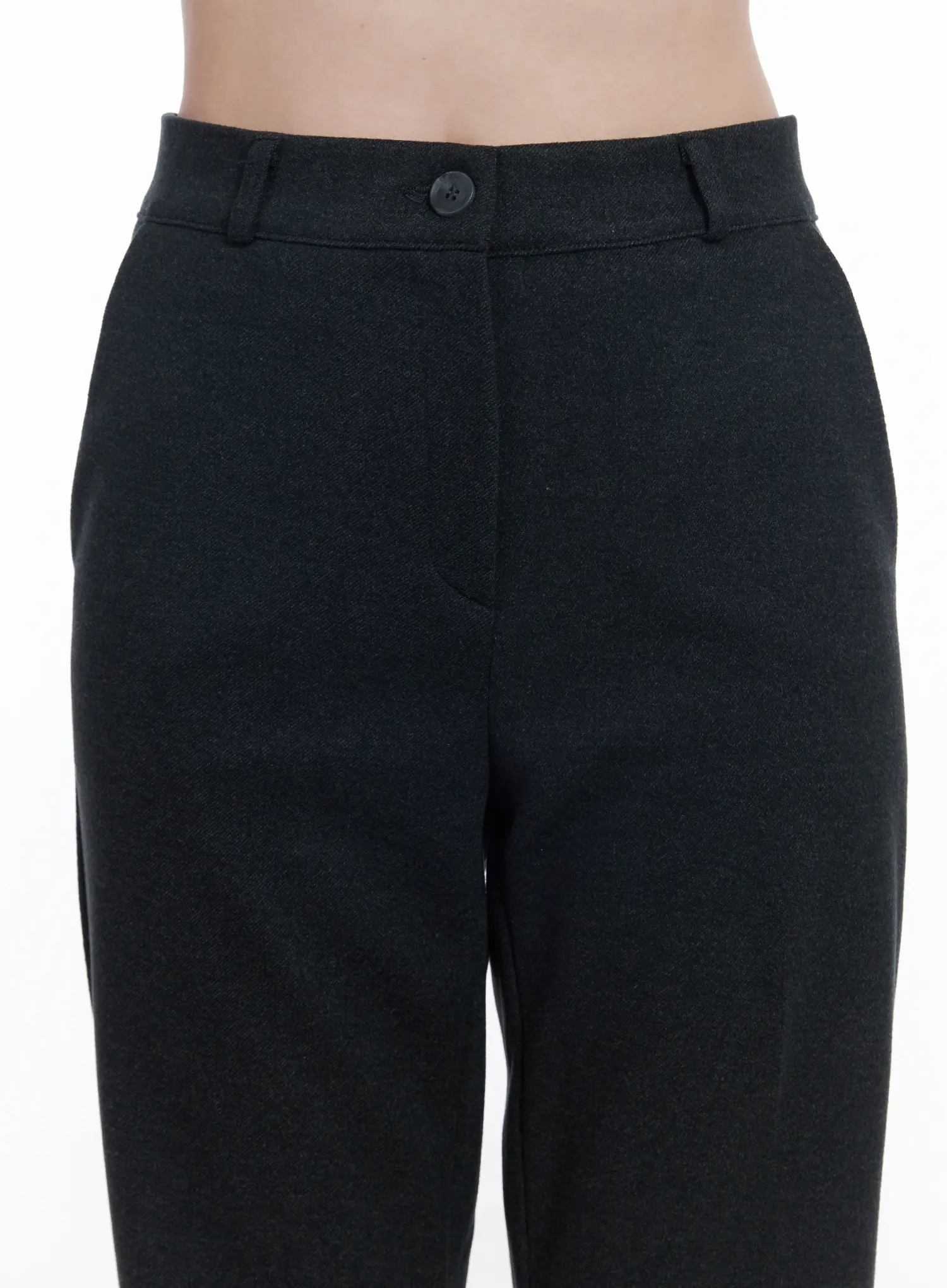 Elastic Waist Straight Slacks CJ519 - Image 8