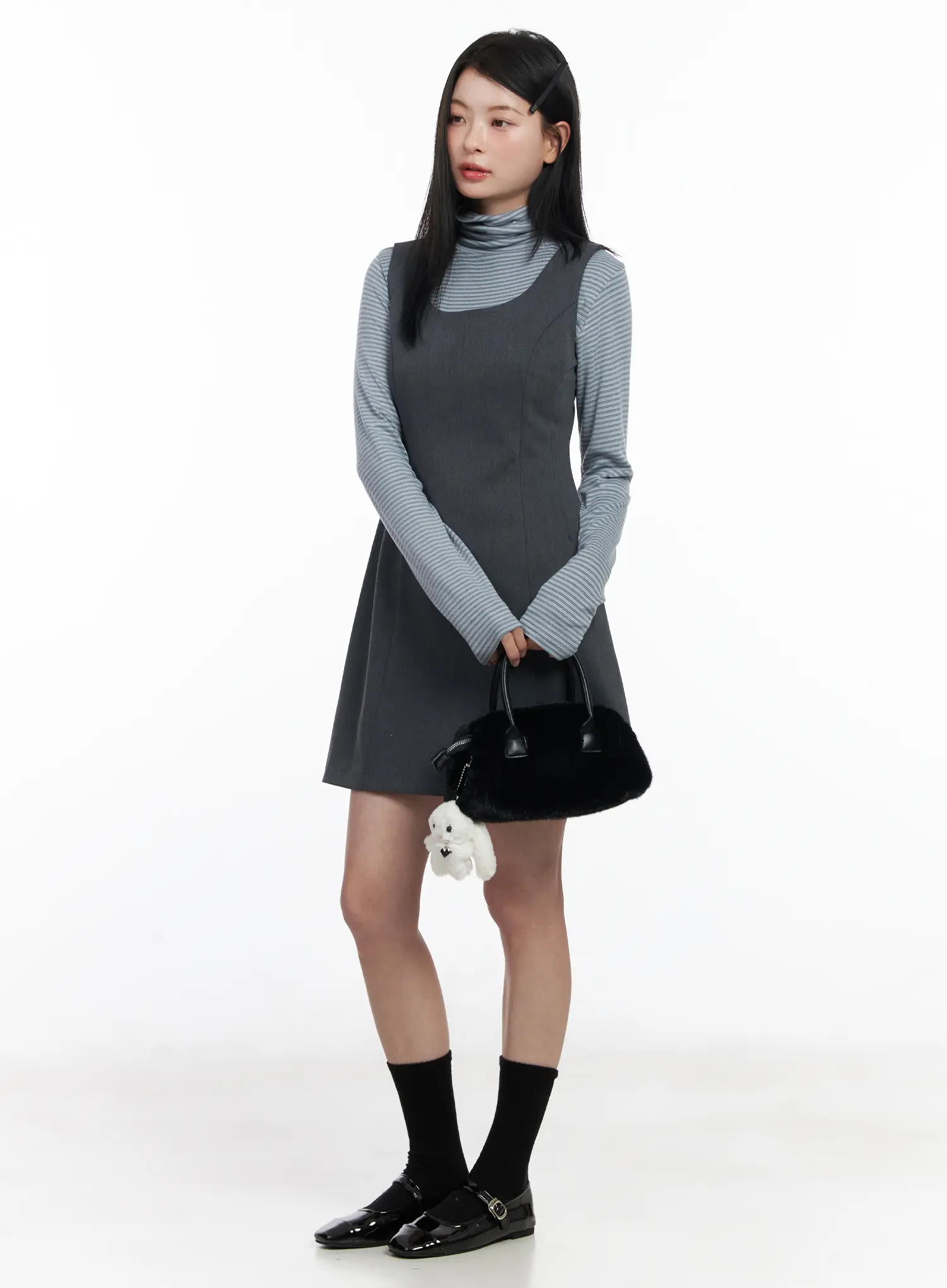 Elegant A-Line Mini Dress CJ519